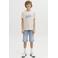 JACK & JONES JUNIOR regular denim short light blue denim