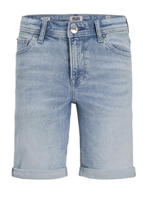 regular denim short light blue denim