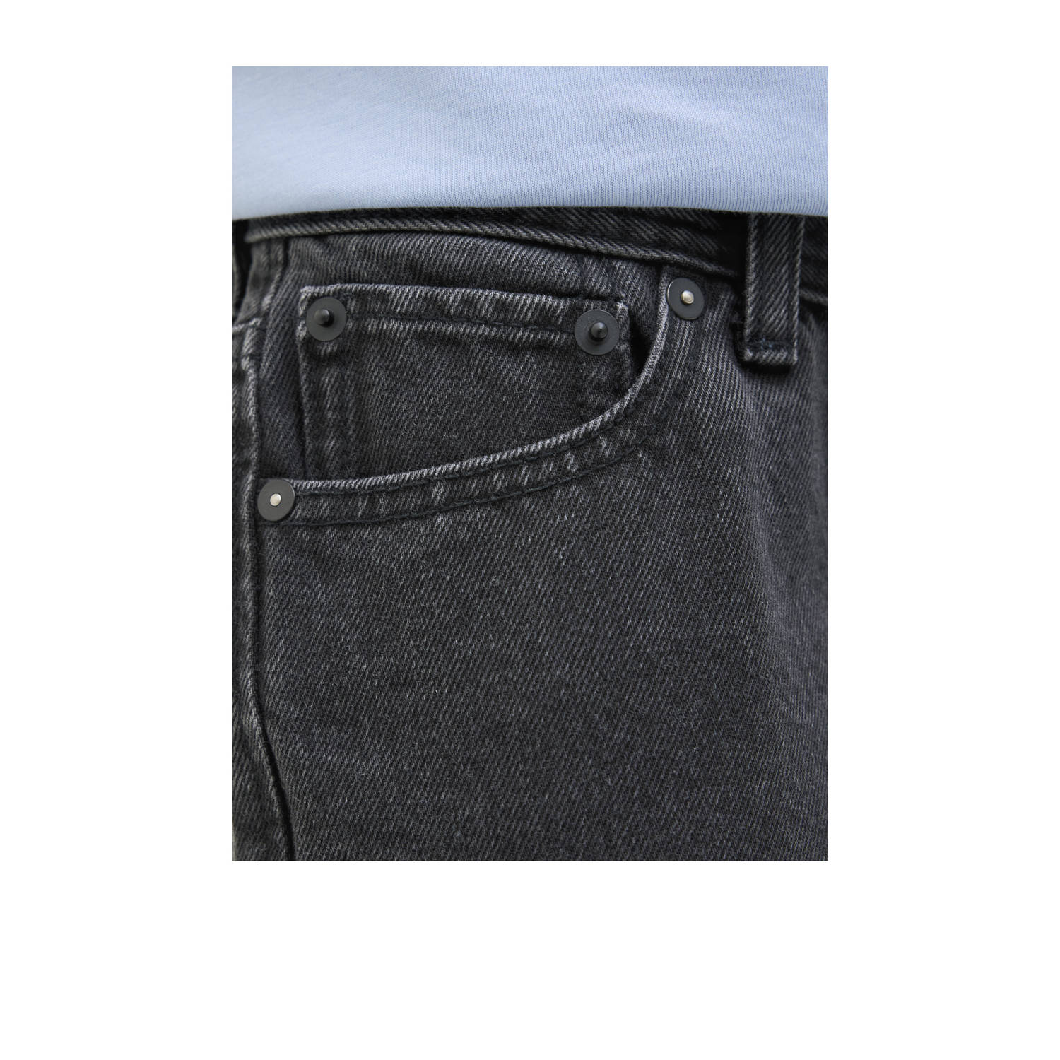 JACK & JONES JUNIOR denim short black denim