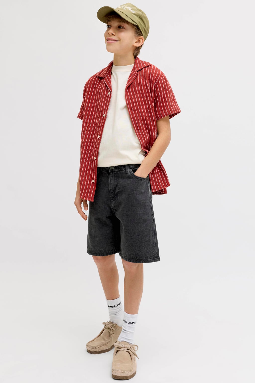 JACK & JONES JUNIOR denim short black denim