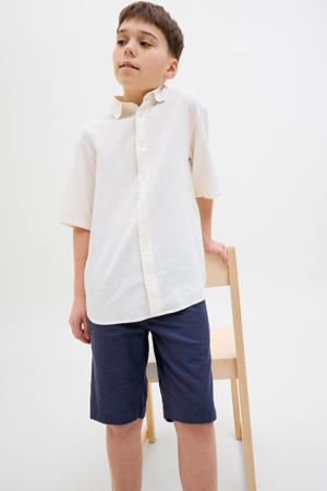 casual short donkerblauw