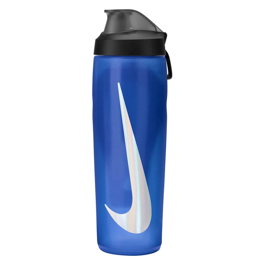 Nike bidon 700 ml Refuel Locking Lid blauw/zwart