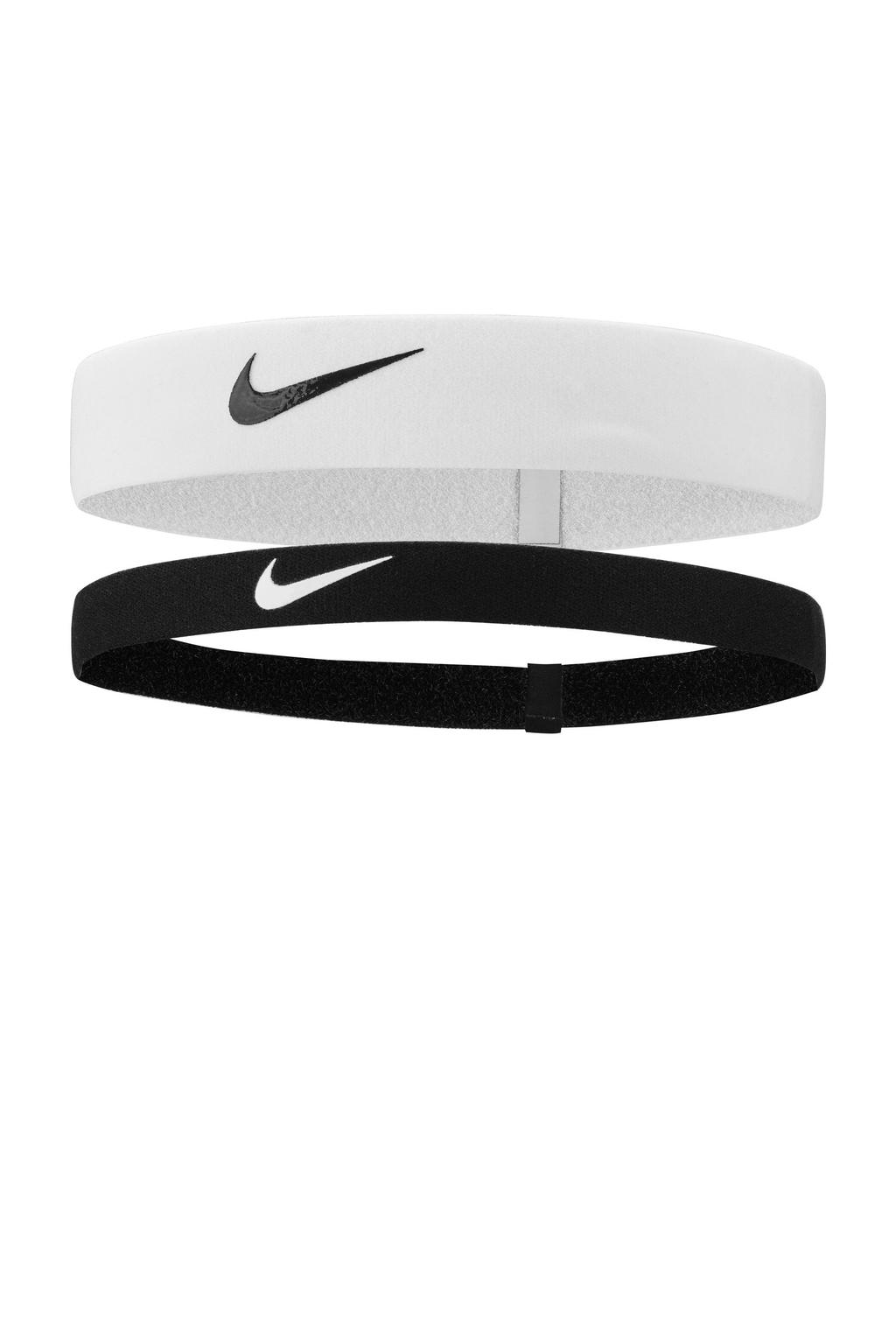 Nike hoofdbanden Flex - wit/zwart (set van 2)