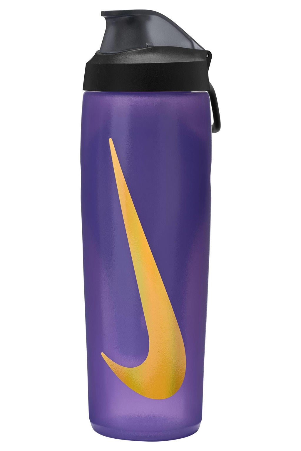 Nike bidon 700 ml Refuel Locking Lid paars/zwart/geel