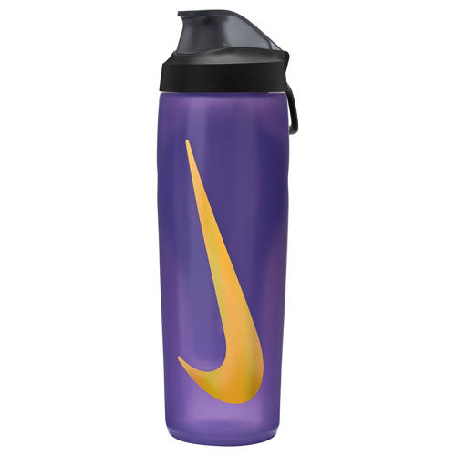 Nike bidon 700 ml Refuel Locking Lid paars/zwart/geel afbeelding