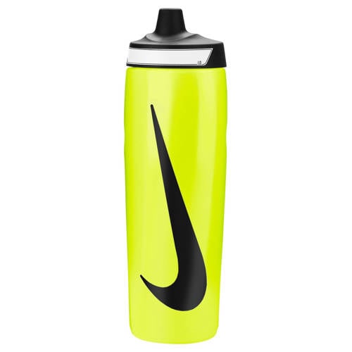 Nike bidon 710 ml Refuel Bottle Grip geel/zwart afbeelding