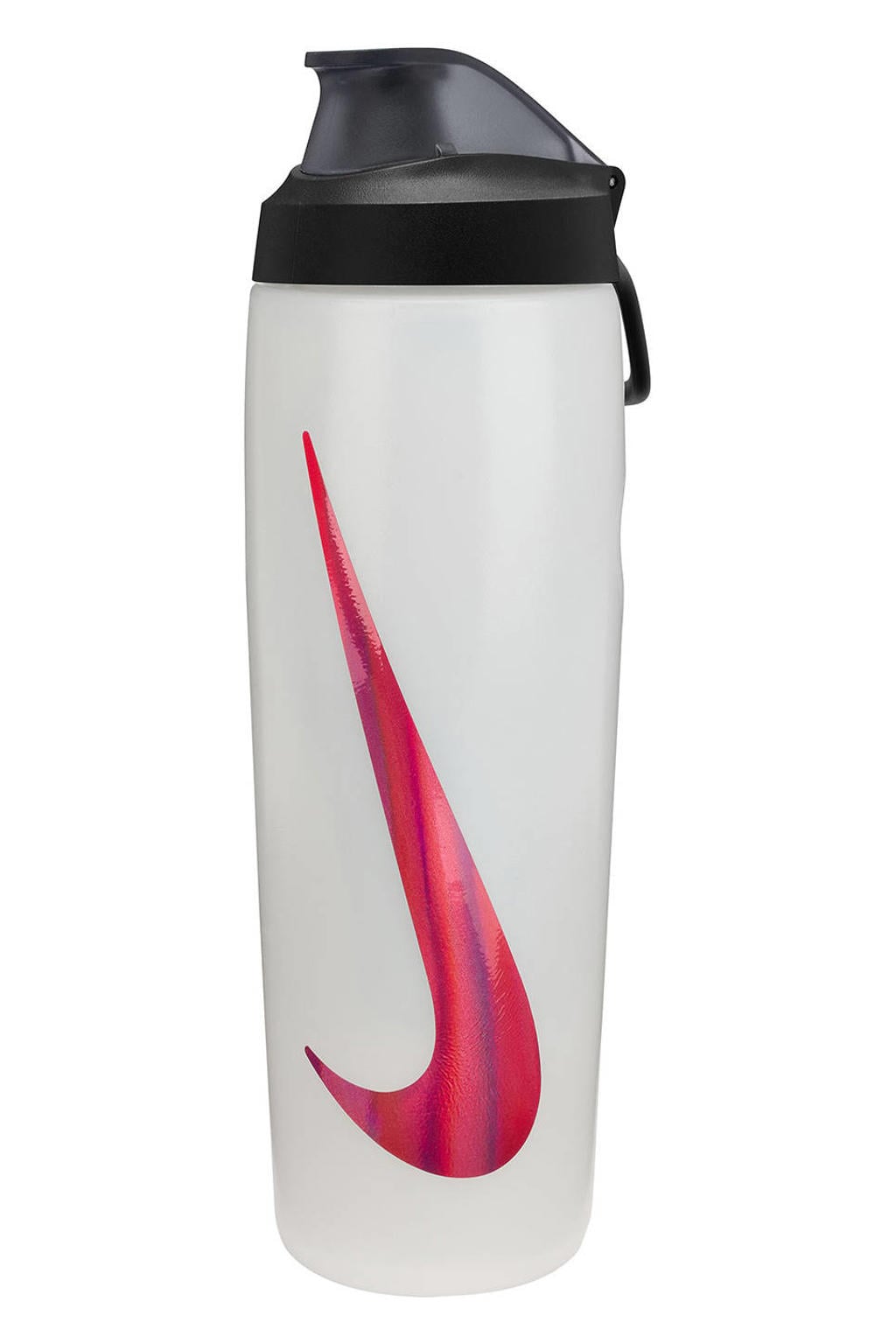 Nike bidon 700 ml Refuel Locking Lid wit/zwart/rood