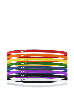   haarbandjes (set van 8) rood/geel/multi