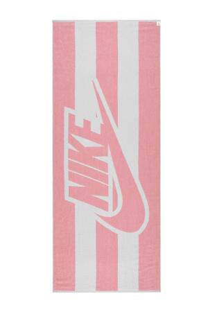 sporthanddoek Club roze/wit