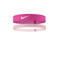 Nike hoofdbandjes Flex - fuchsia/lichtroze (set van 2)