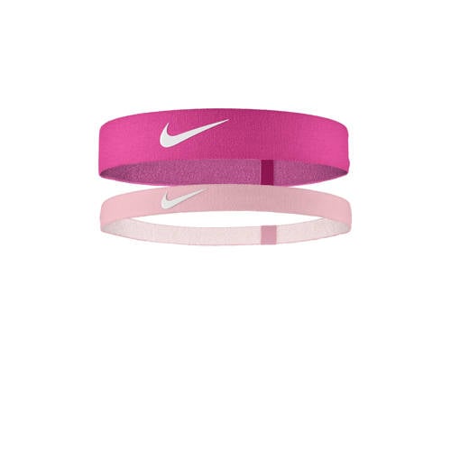 Nike hoofdbandjes Flex - set van 2 fuchsia/lichtroze afbeelding