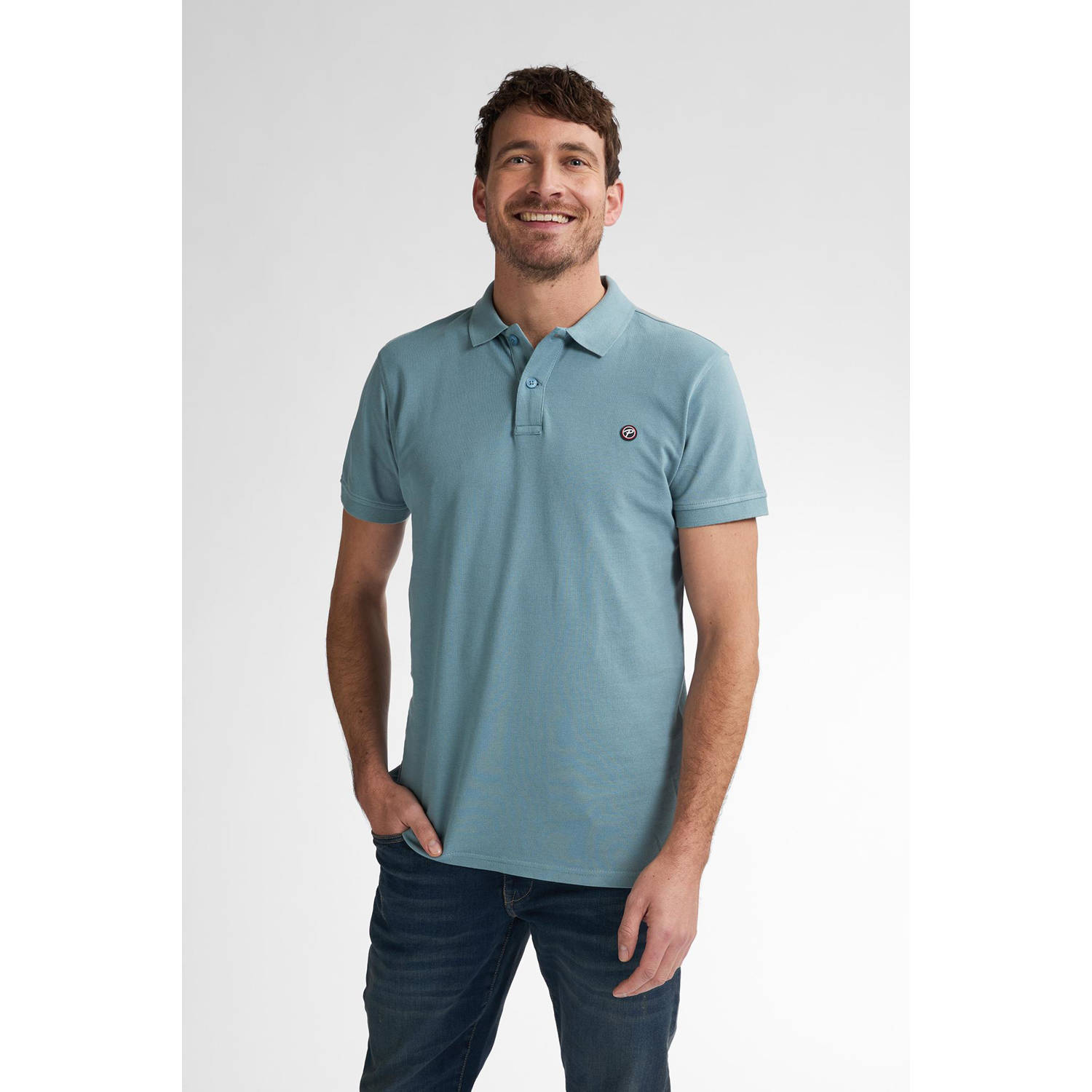 Petrol Industries Poloshirt met geborduurd logo