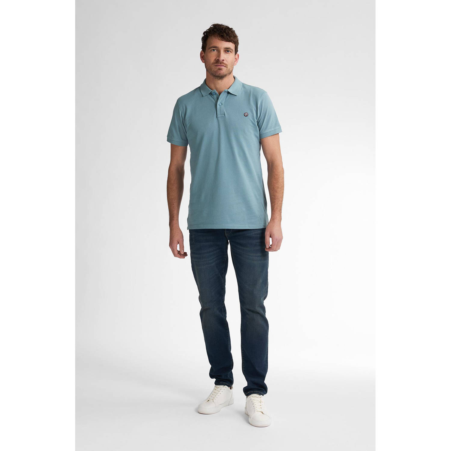 Petrol Industries regular polo blauw