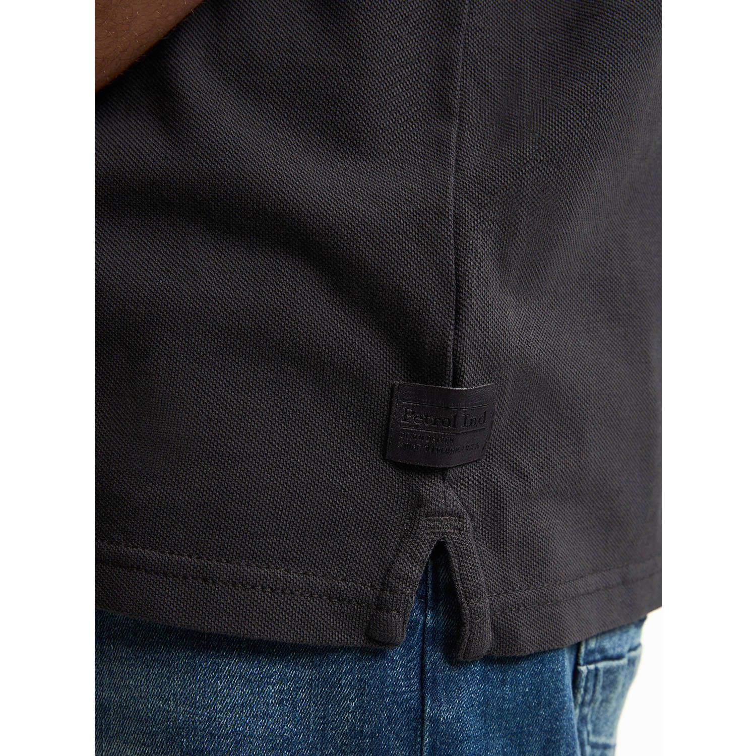 Petrol industries Plus Size polo zwart