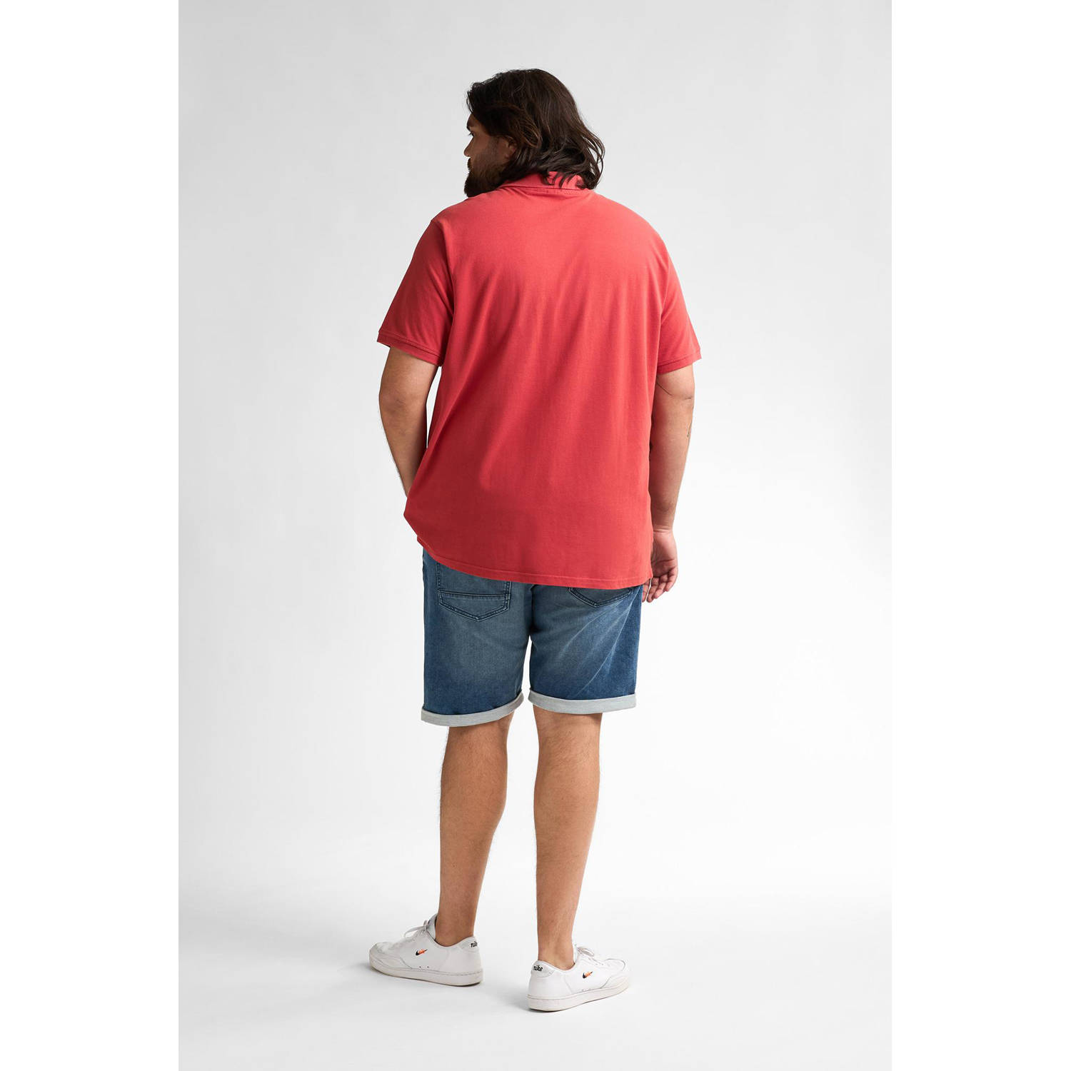 Petrol industries Plus Size regular polo rood