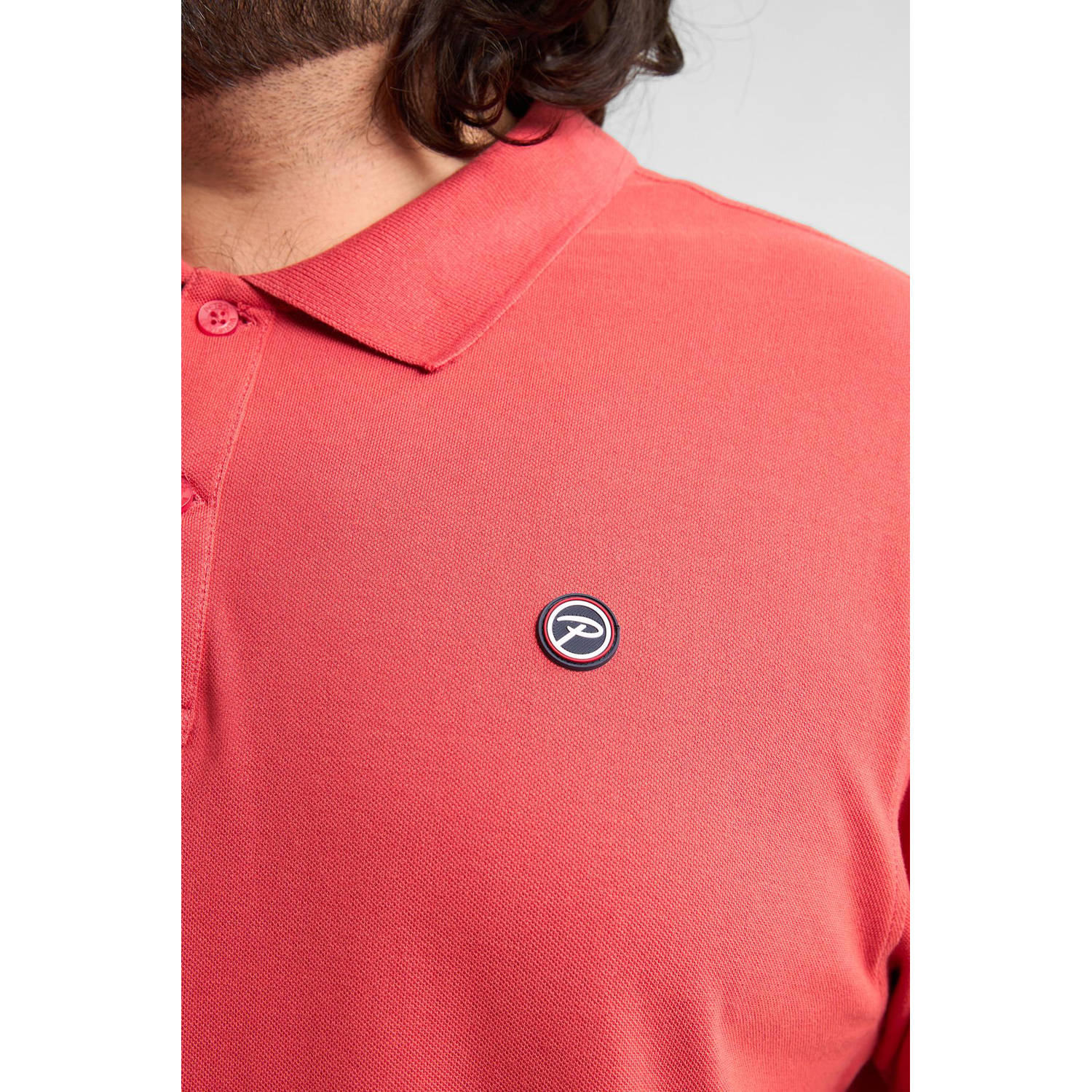 Petrol industries Plus Size regular polo rood