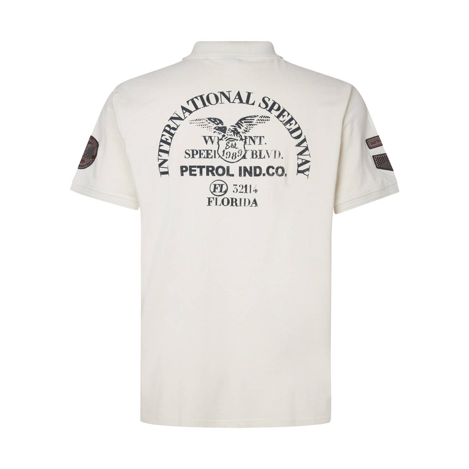 Petrol industries Plus Size polo ecru