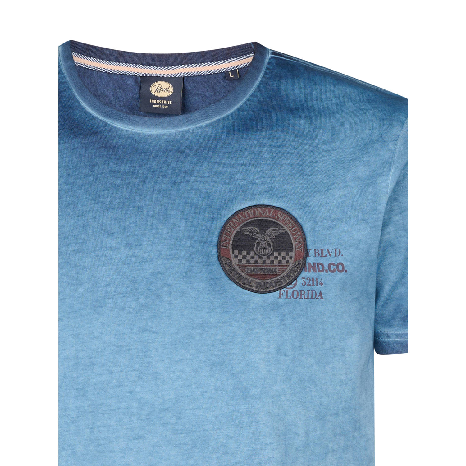 Petrol Industries T-shirt donkerblauw