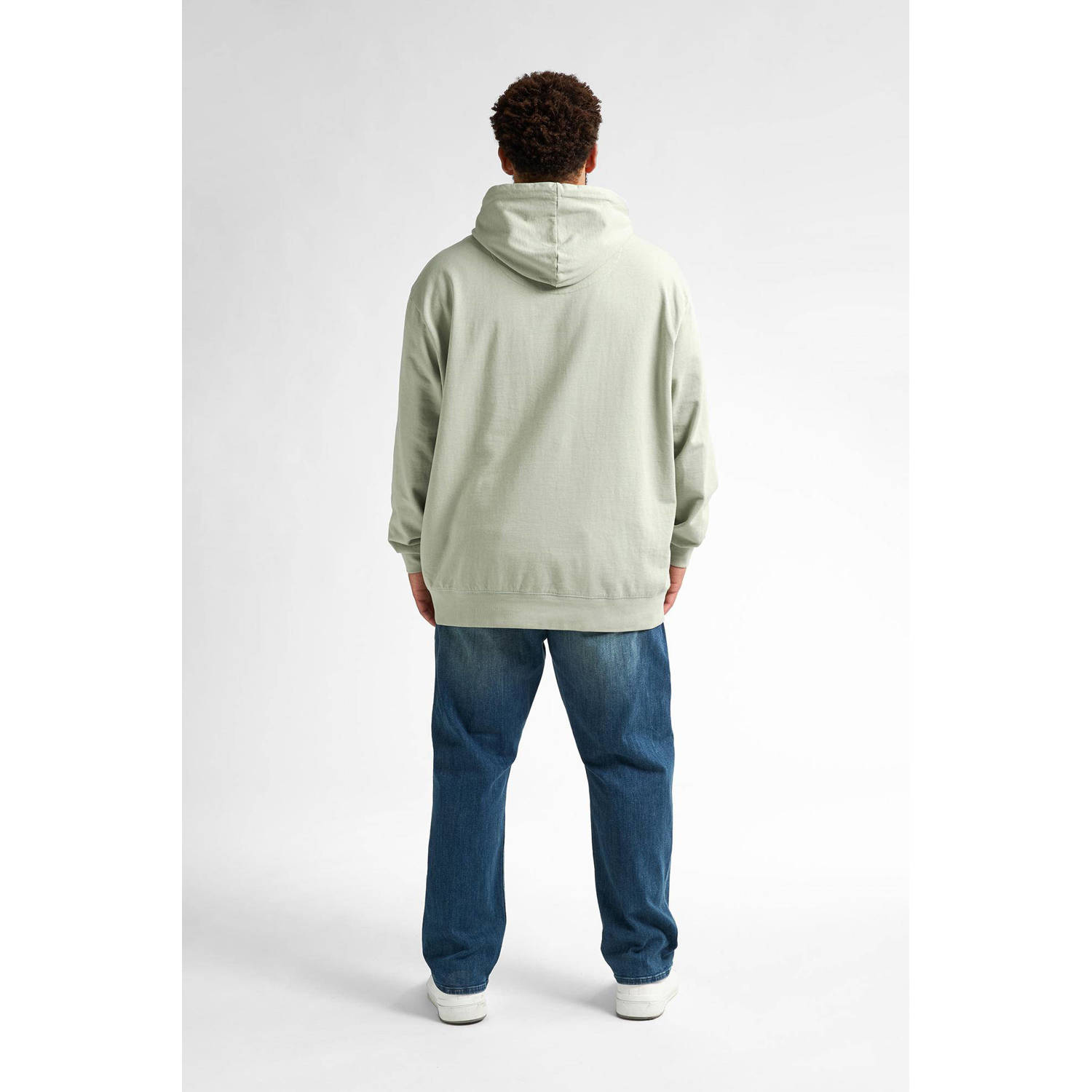 Petrol industries Plus Size hoodie lichtgroen