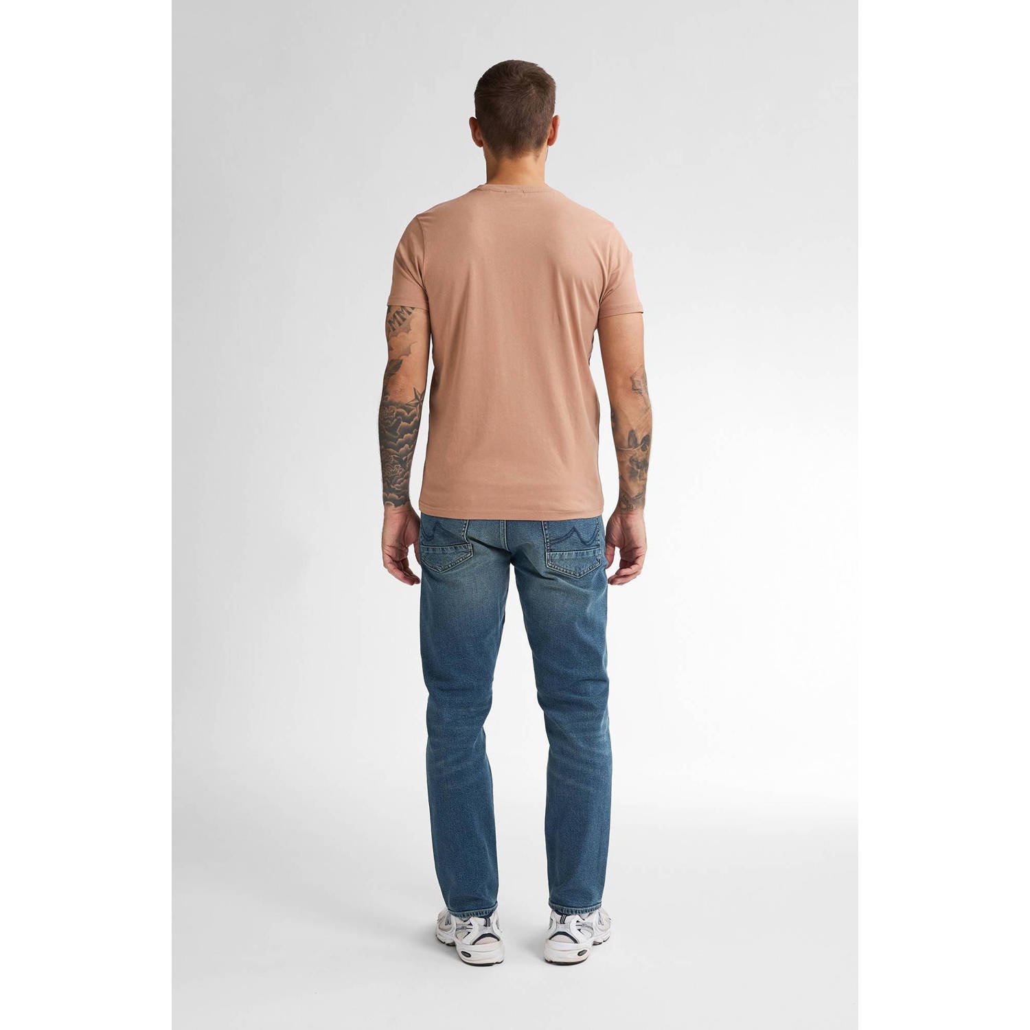 Petrol Industries T-shirt lichtbruin