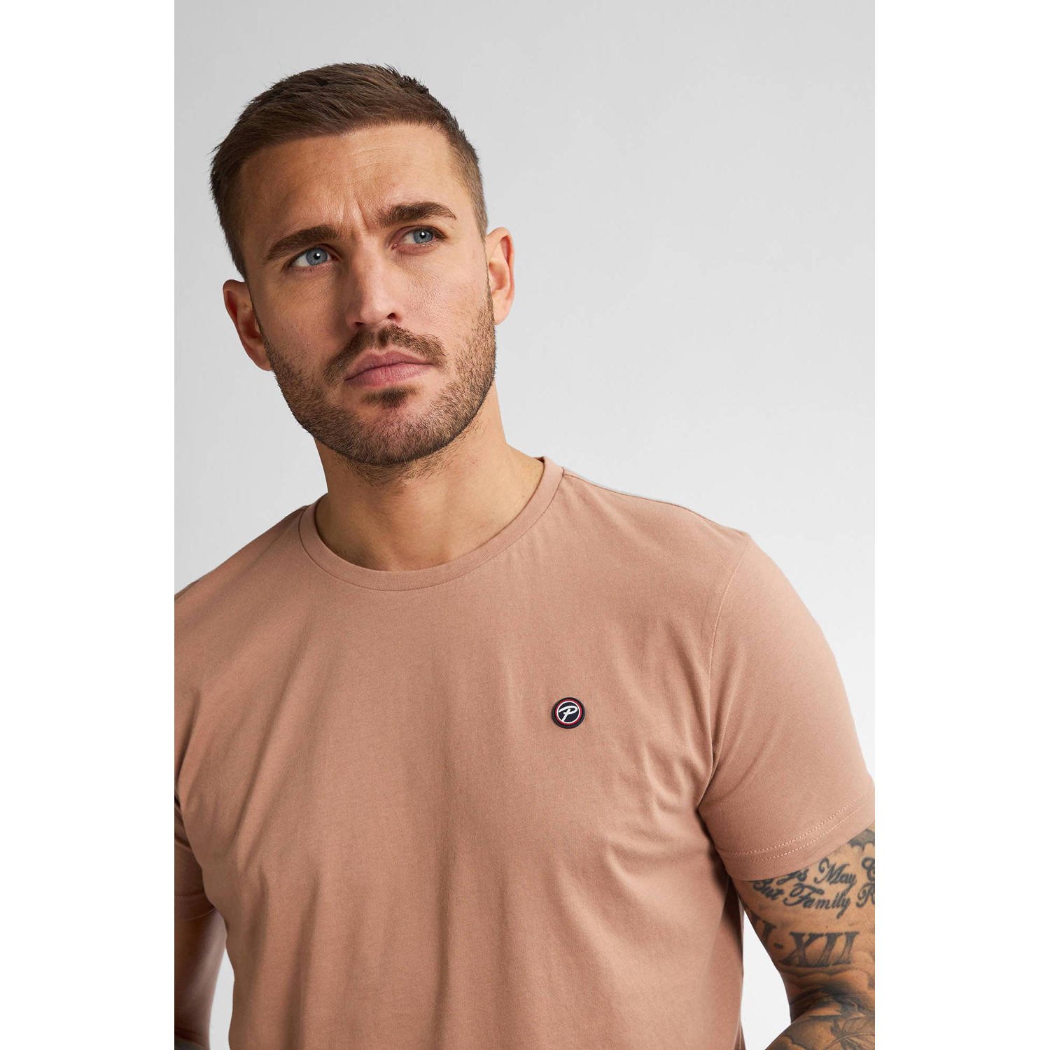 Petrol Industries T-shirt lichtbruin