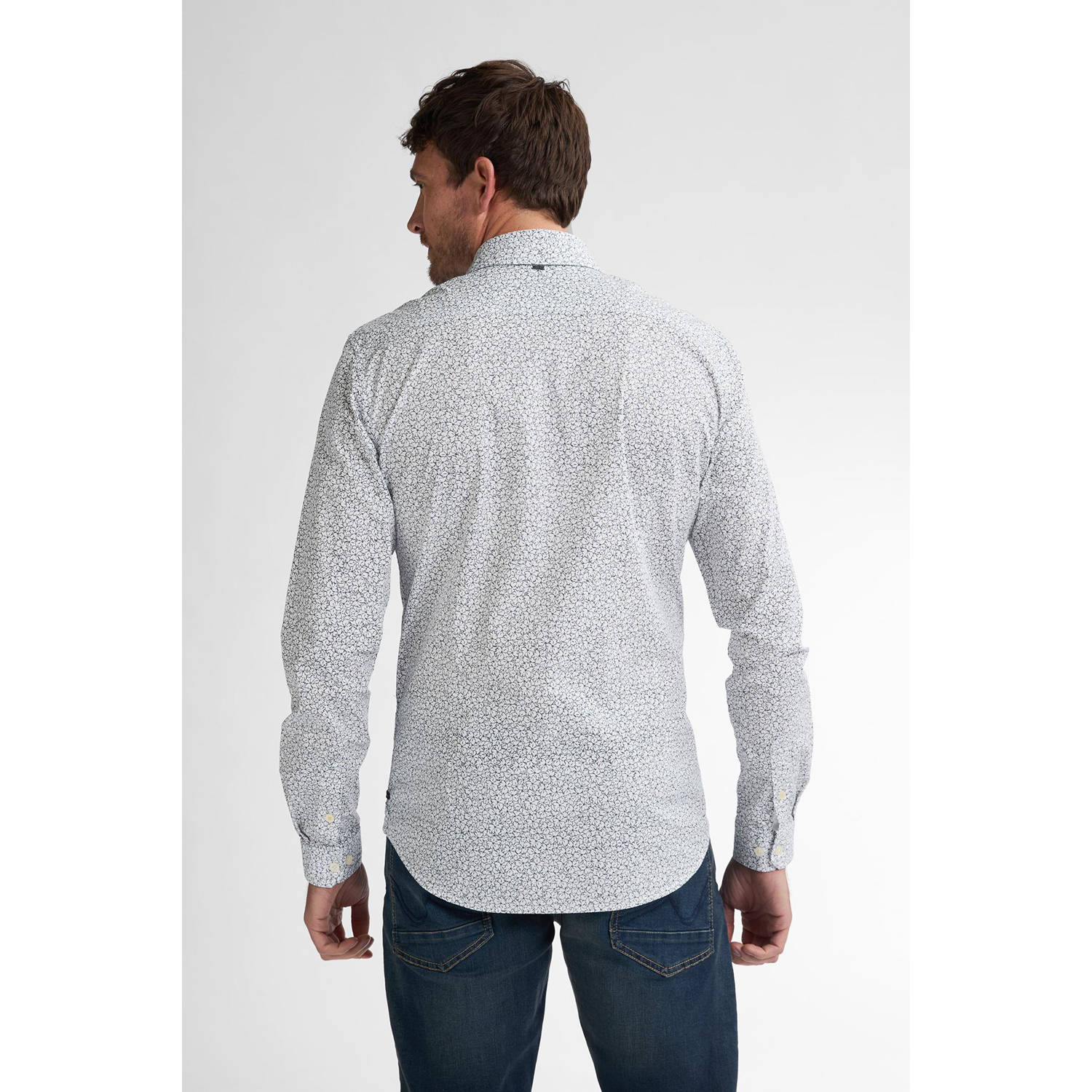 Petrol Industries casual overhemd wit