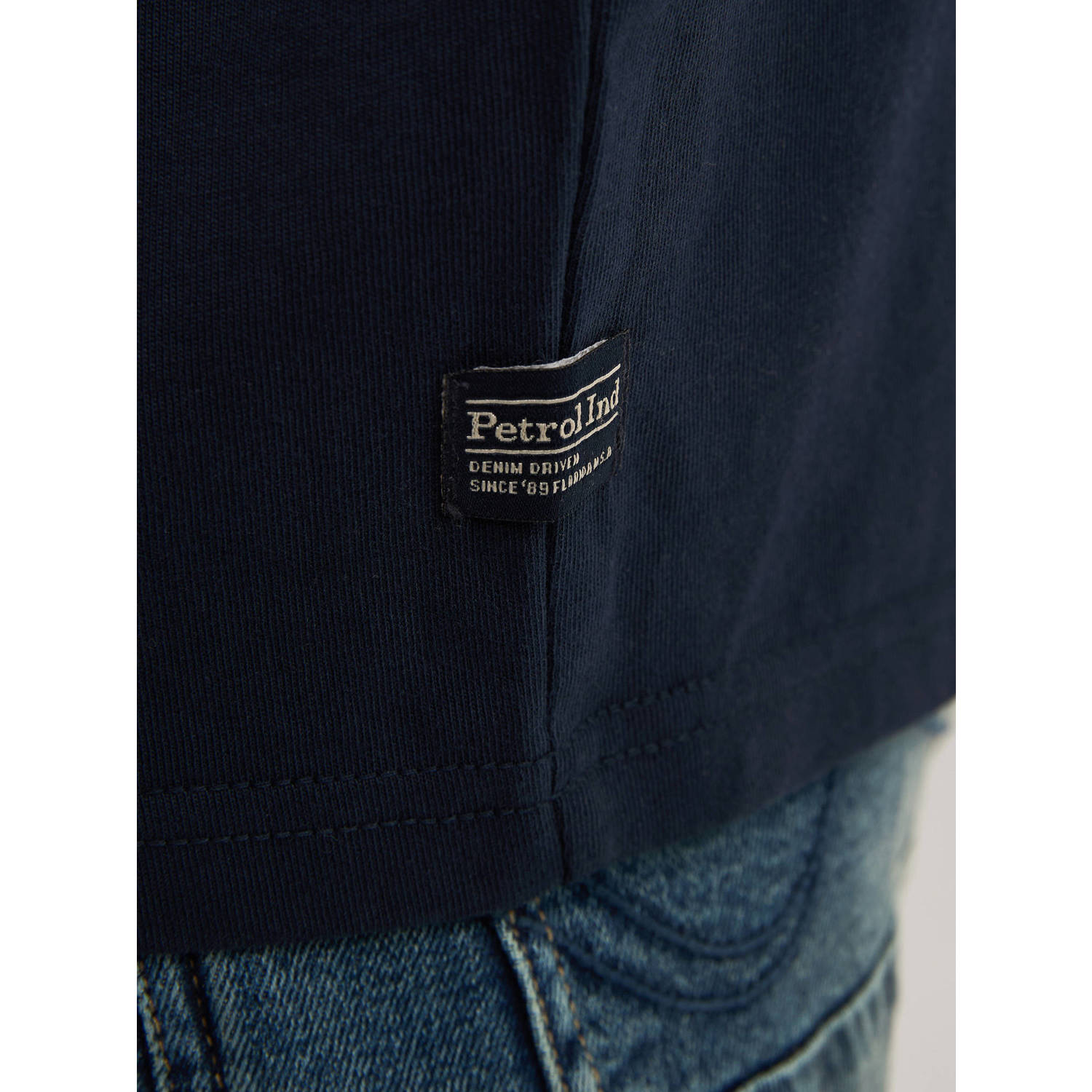 Petrol Industries T-shirt donkerblauw