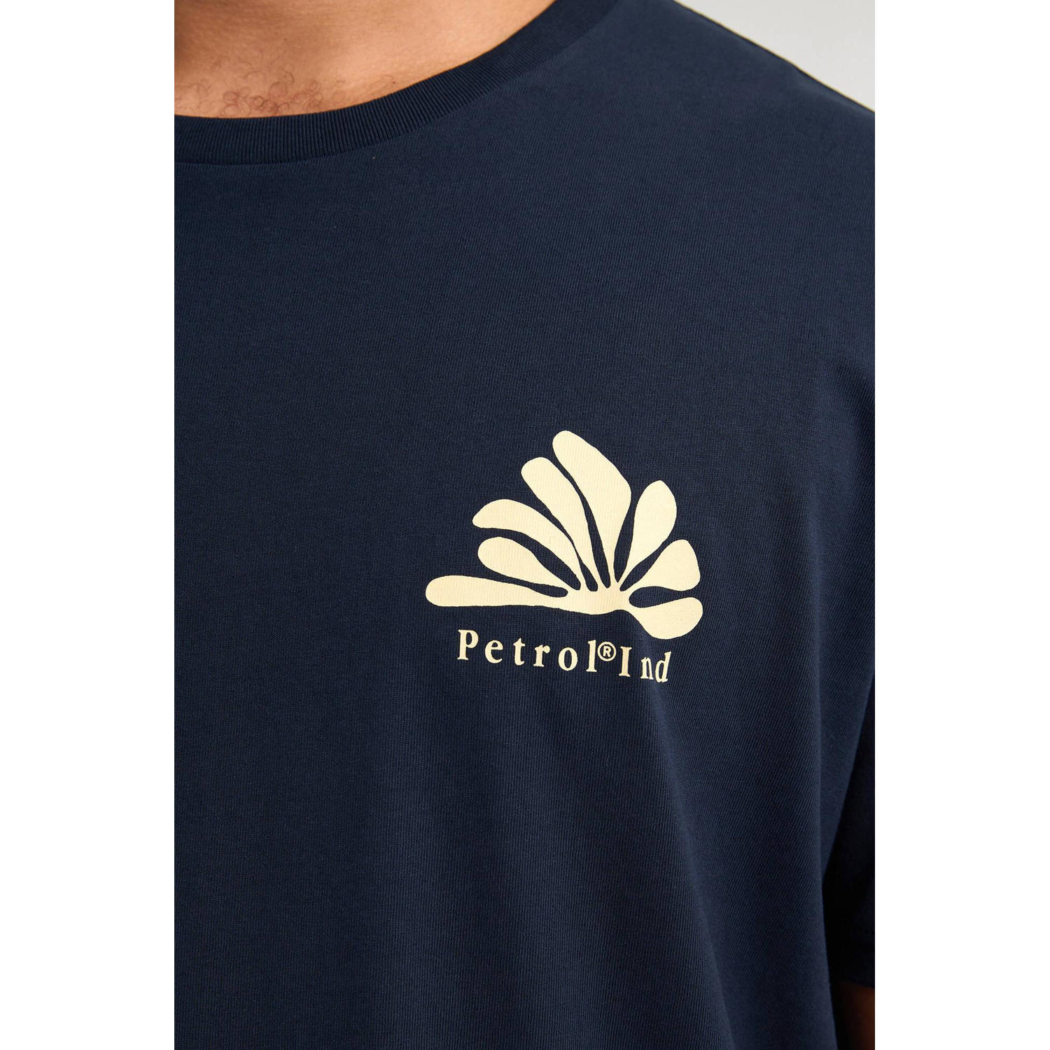 Petrol industries Plus Size T-shirt donkerblauw