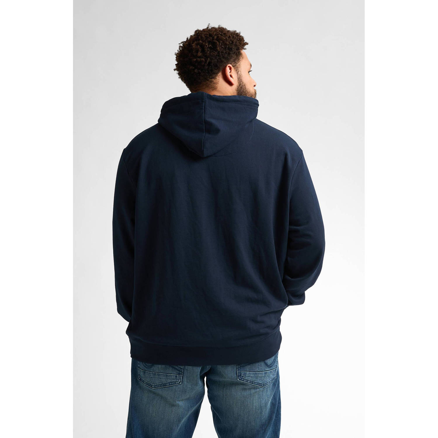 Petrol industries Plus Size hoodie donkerblauw