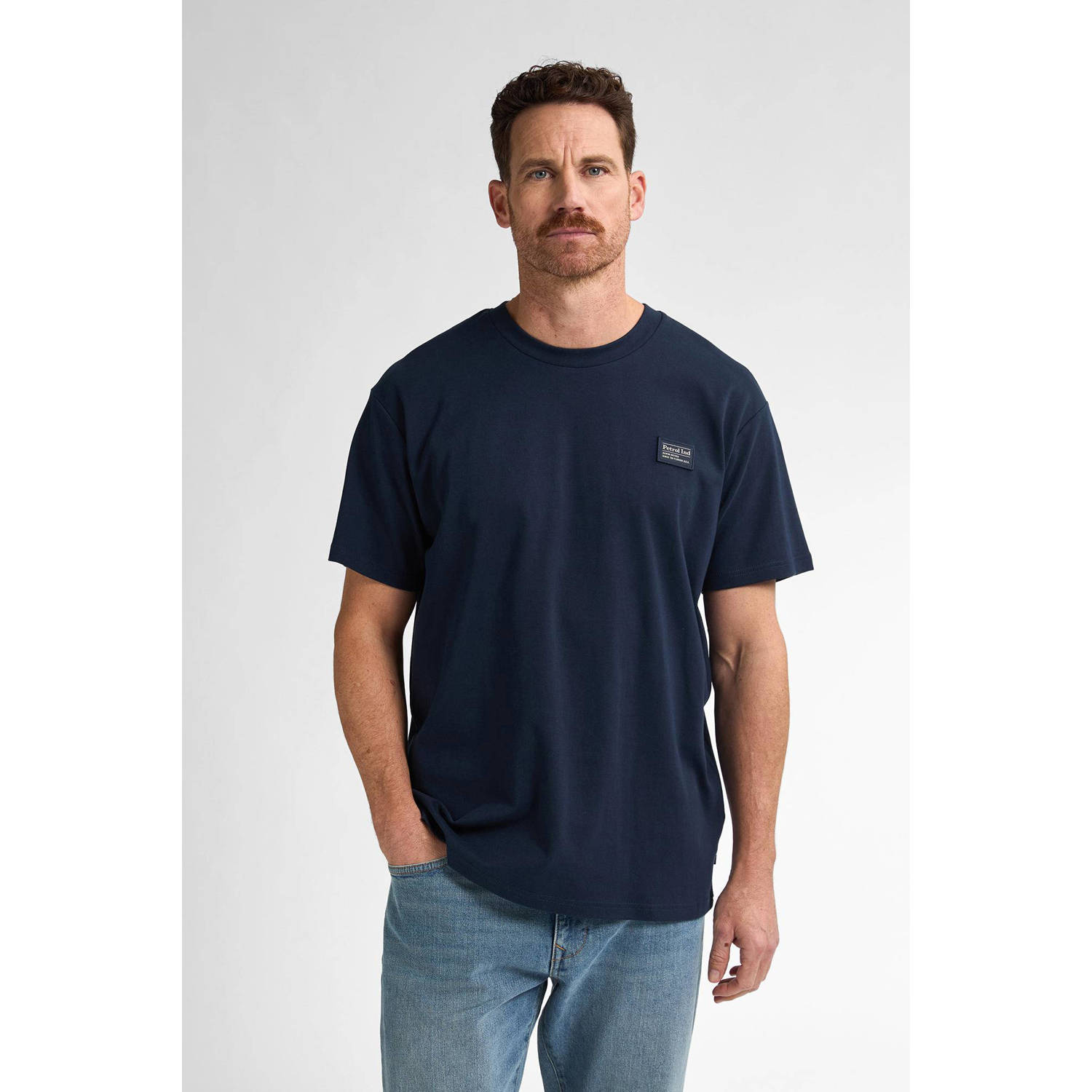 Petrol Industries T-shirt donkerblauw