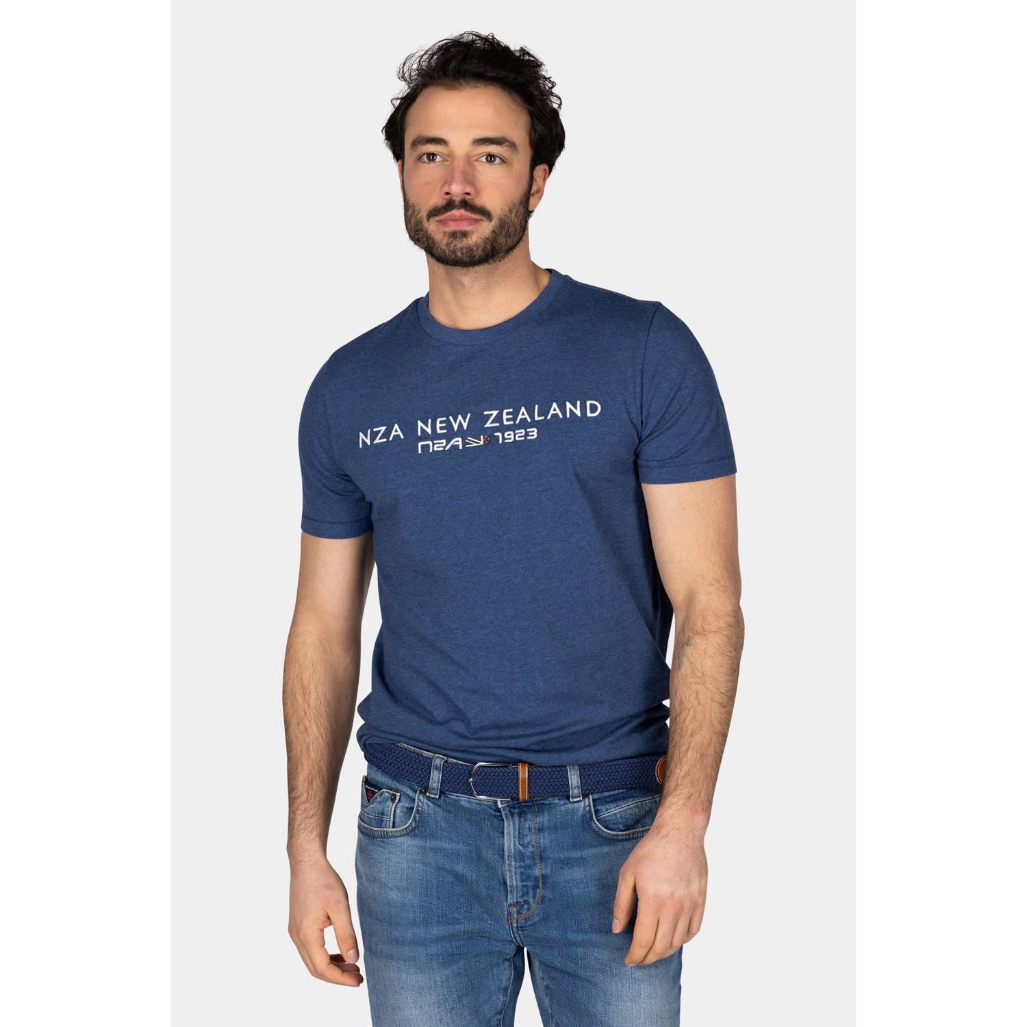 New Zealand Auckland T-shirt donkerblauw