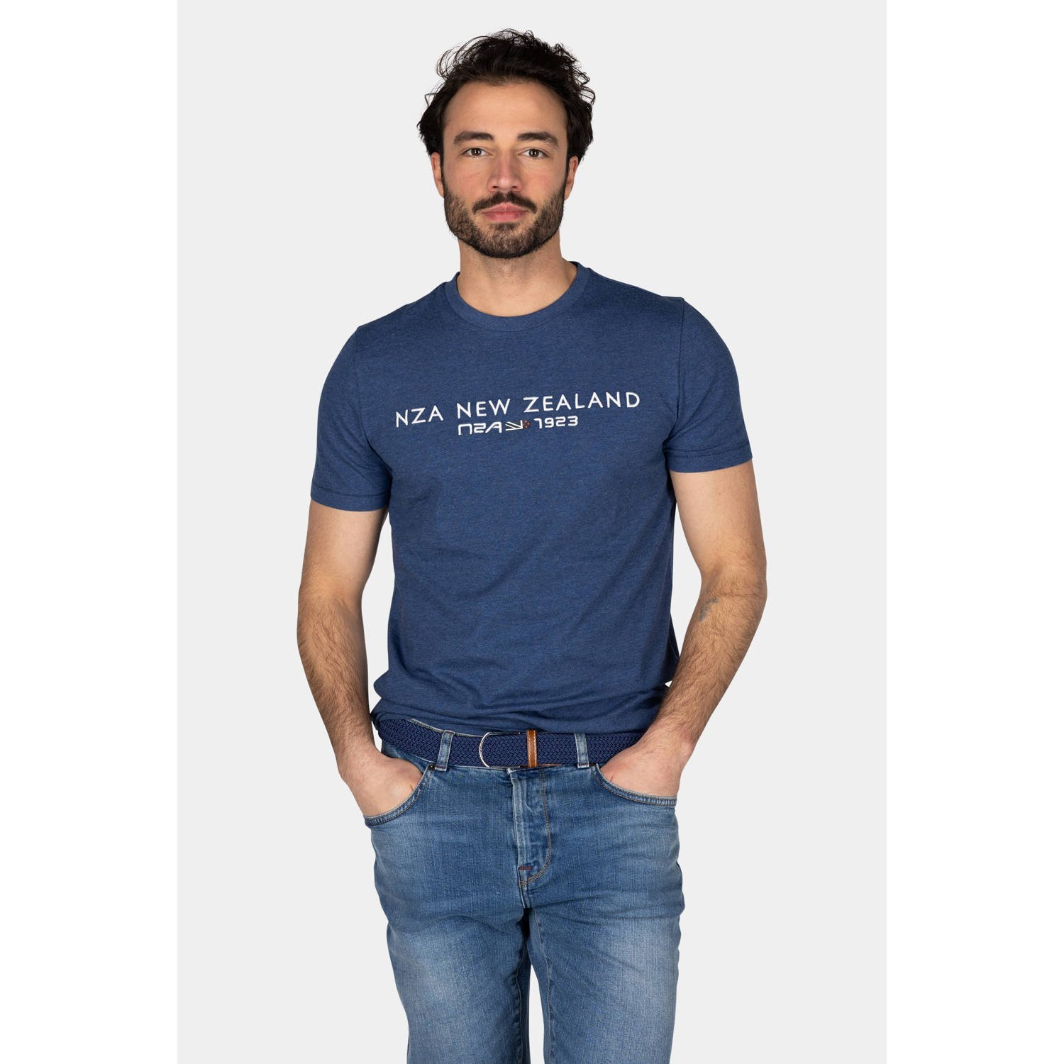 New Zealand Auckland T-shirt donkerblauw