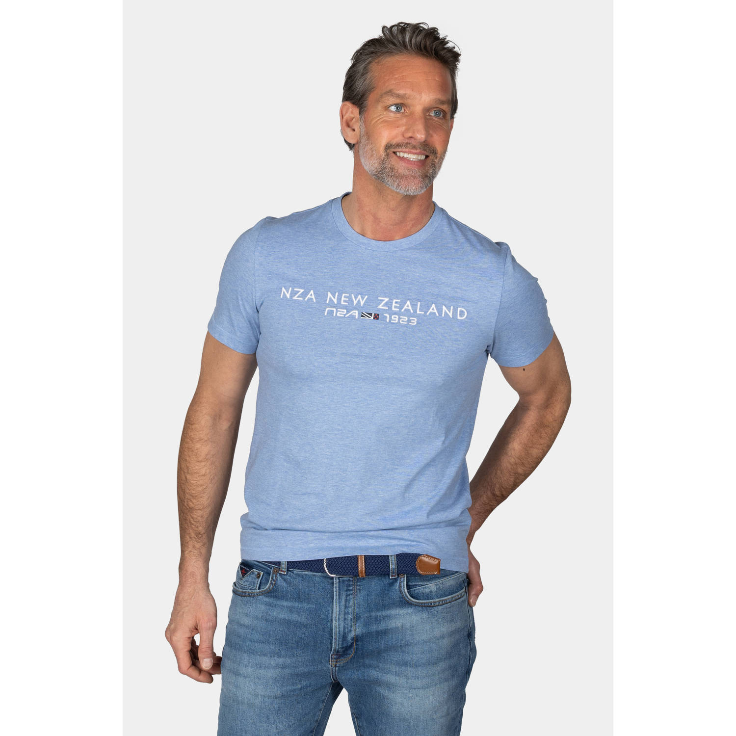 New Zealand Auckland T-shirt blauw