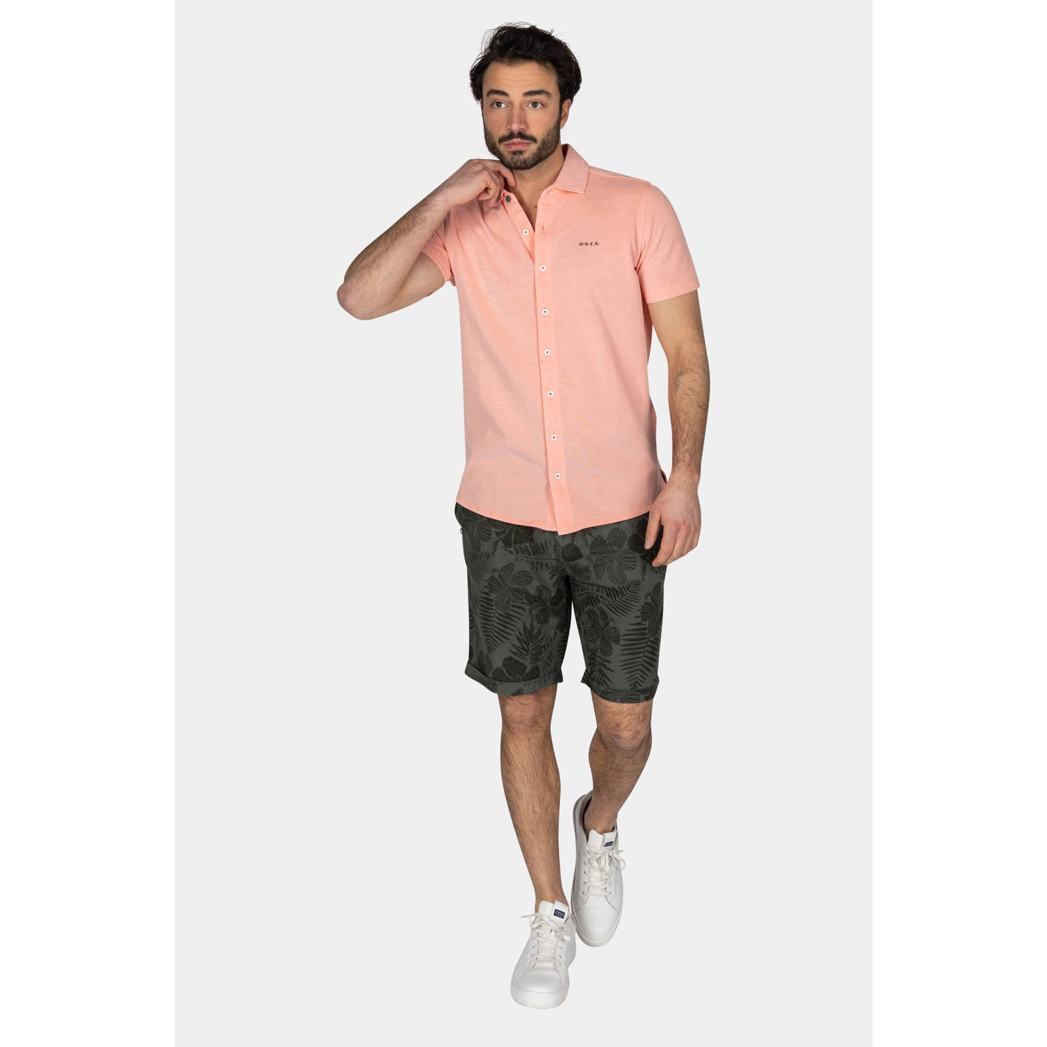 New Zealand Auckland casual overhemd zalm