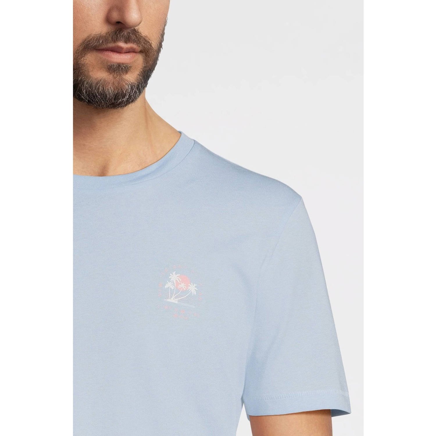 New Zealand Auckland T-shirt lichtblauw