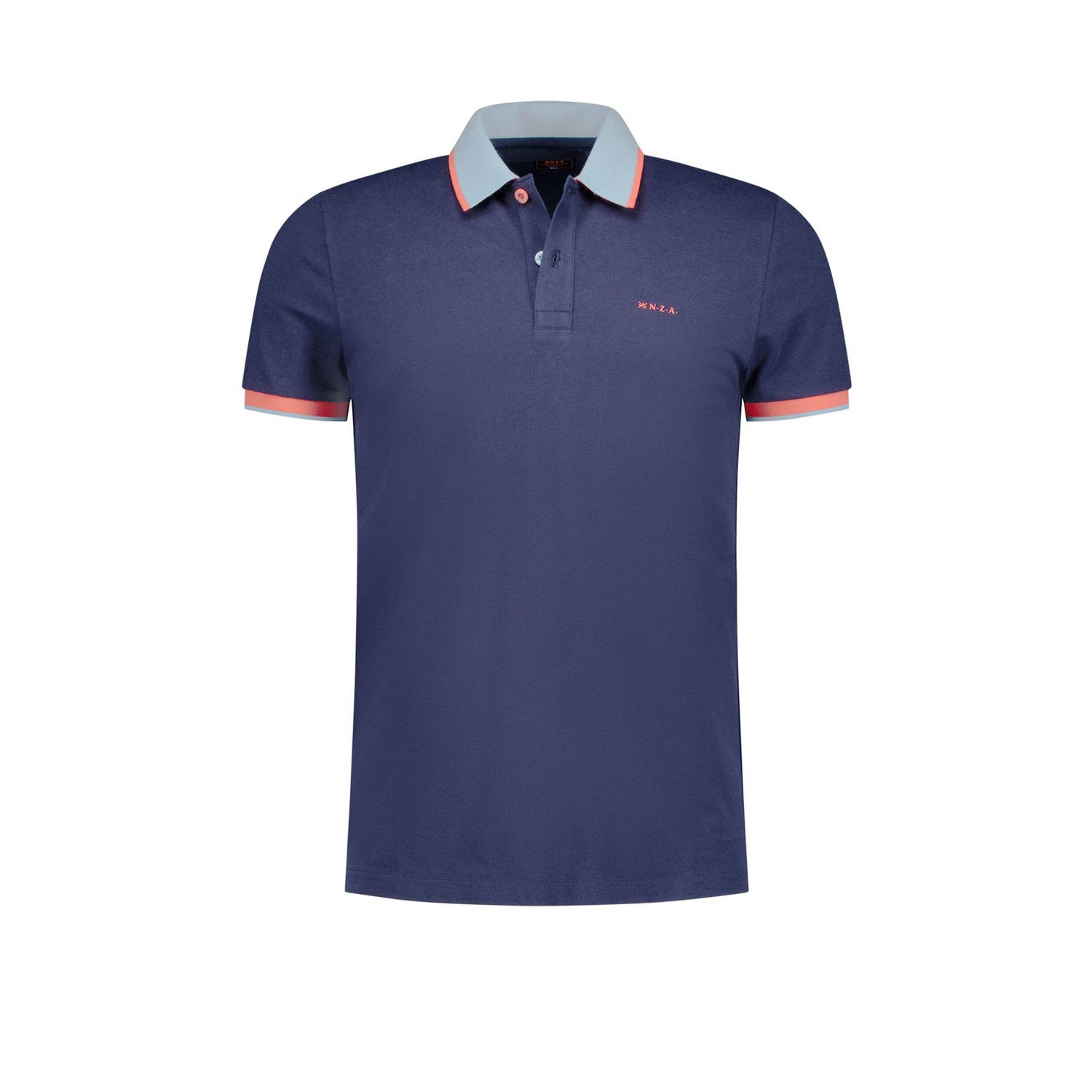 New Zealand Auckland comfort fit polo donkerblauw