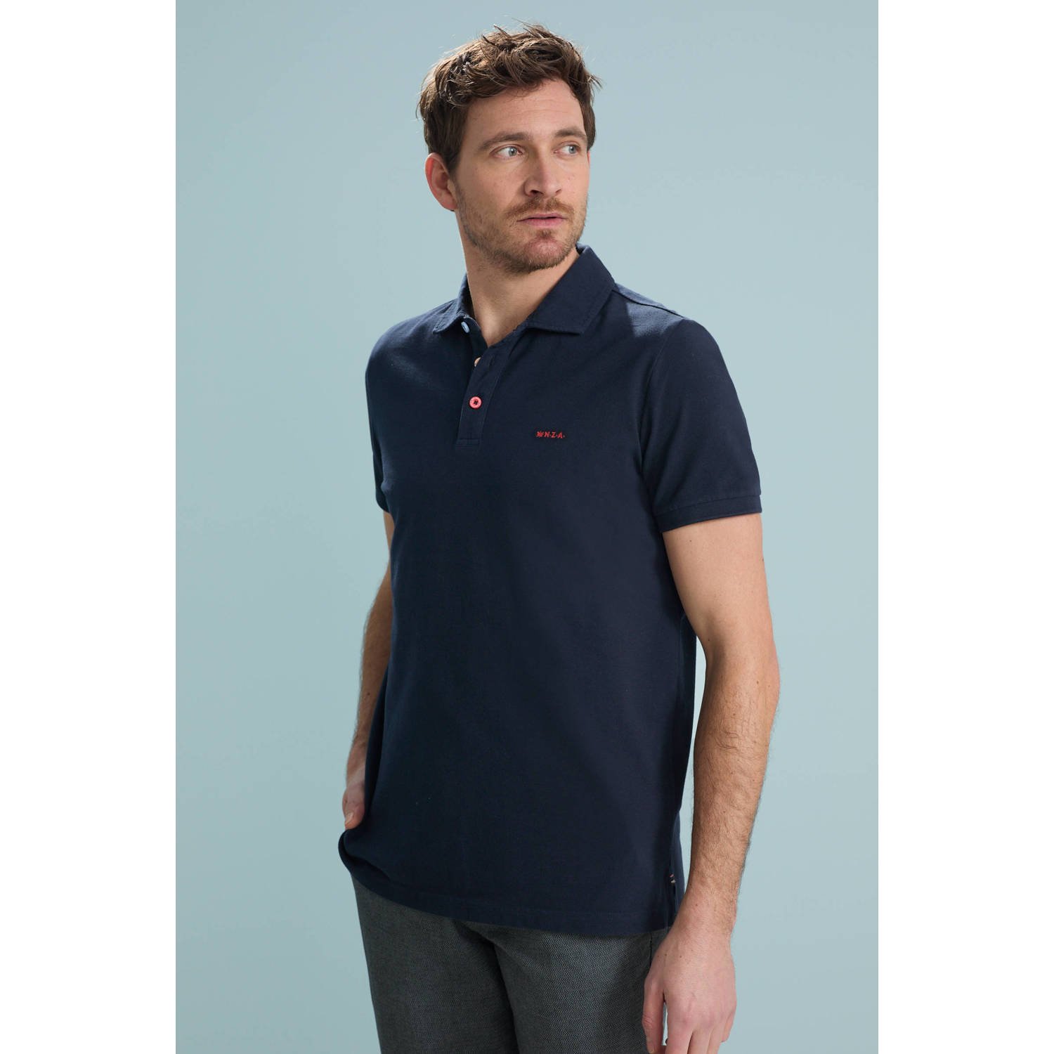 New Zealand Auckland polo donkerblauw
