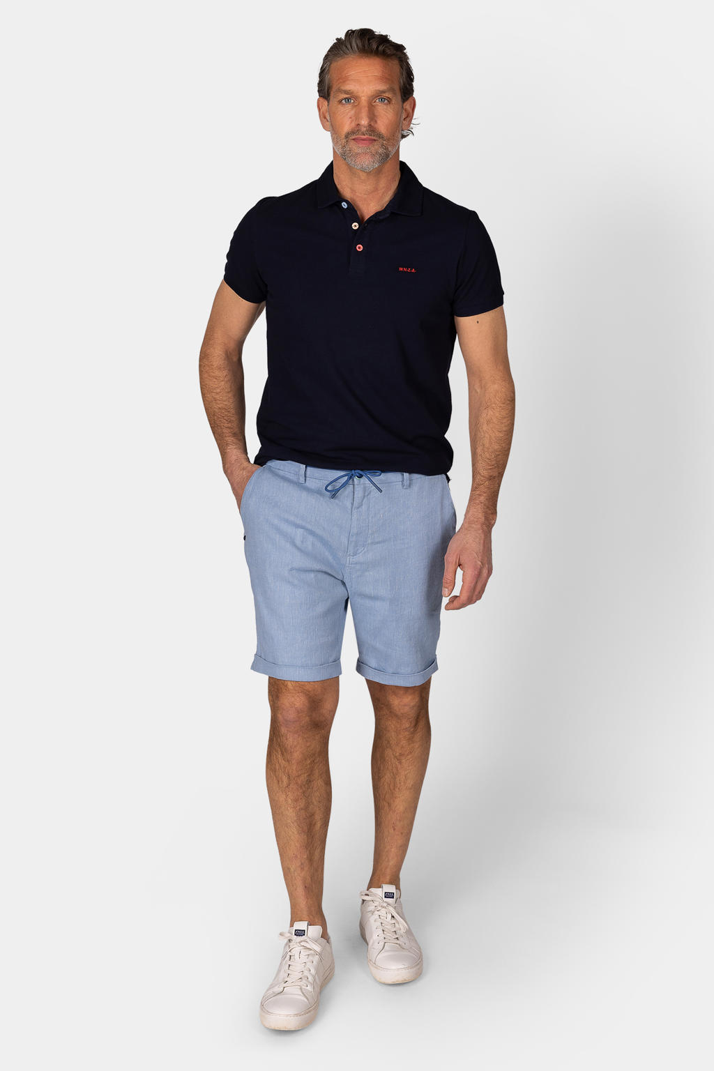 New Zealand Auckland polo donkerblauw