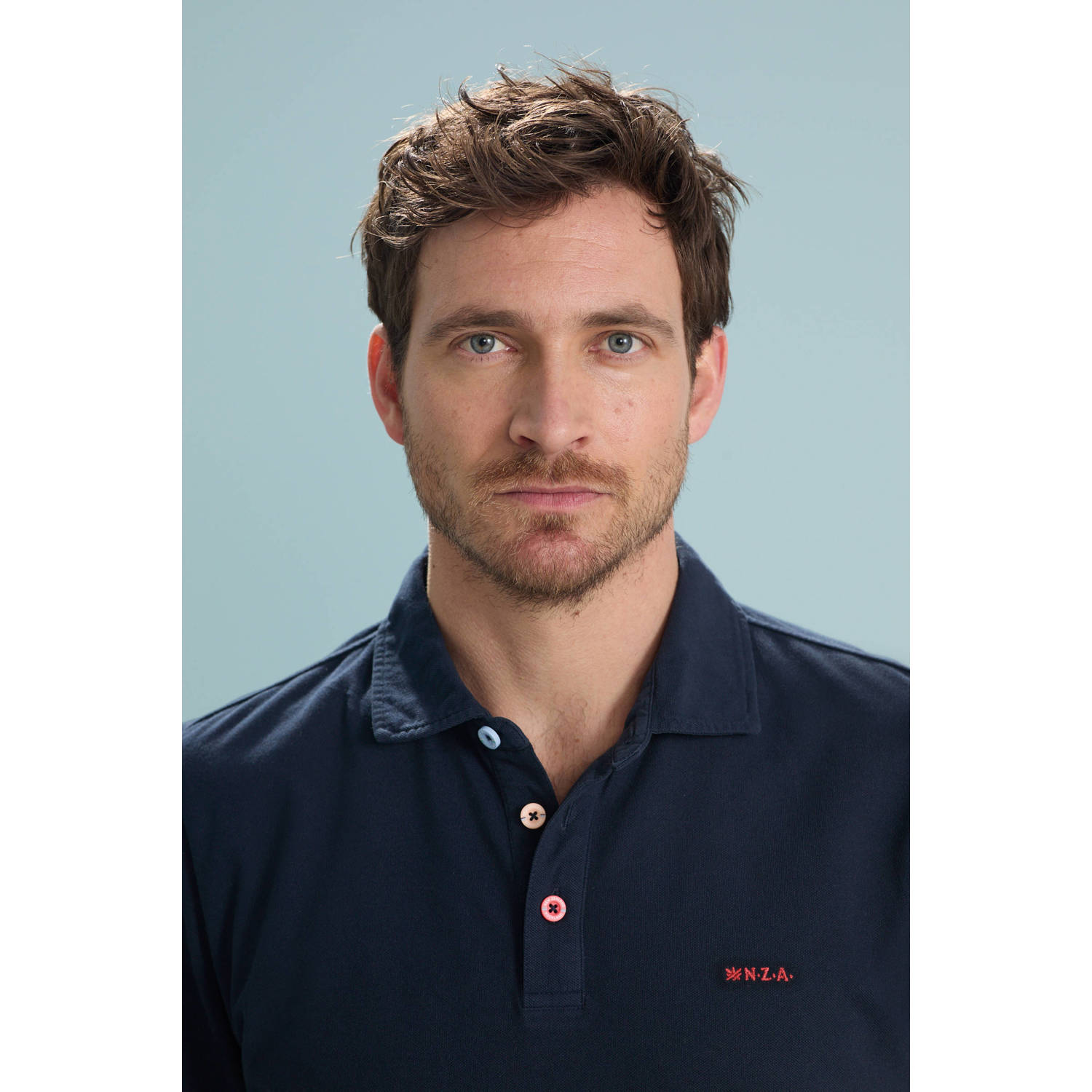 New Zealand Auckland polo donkerblauw