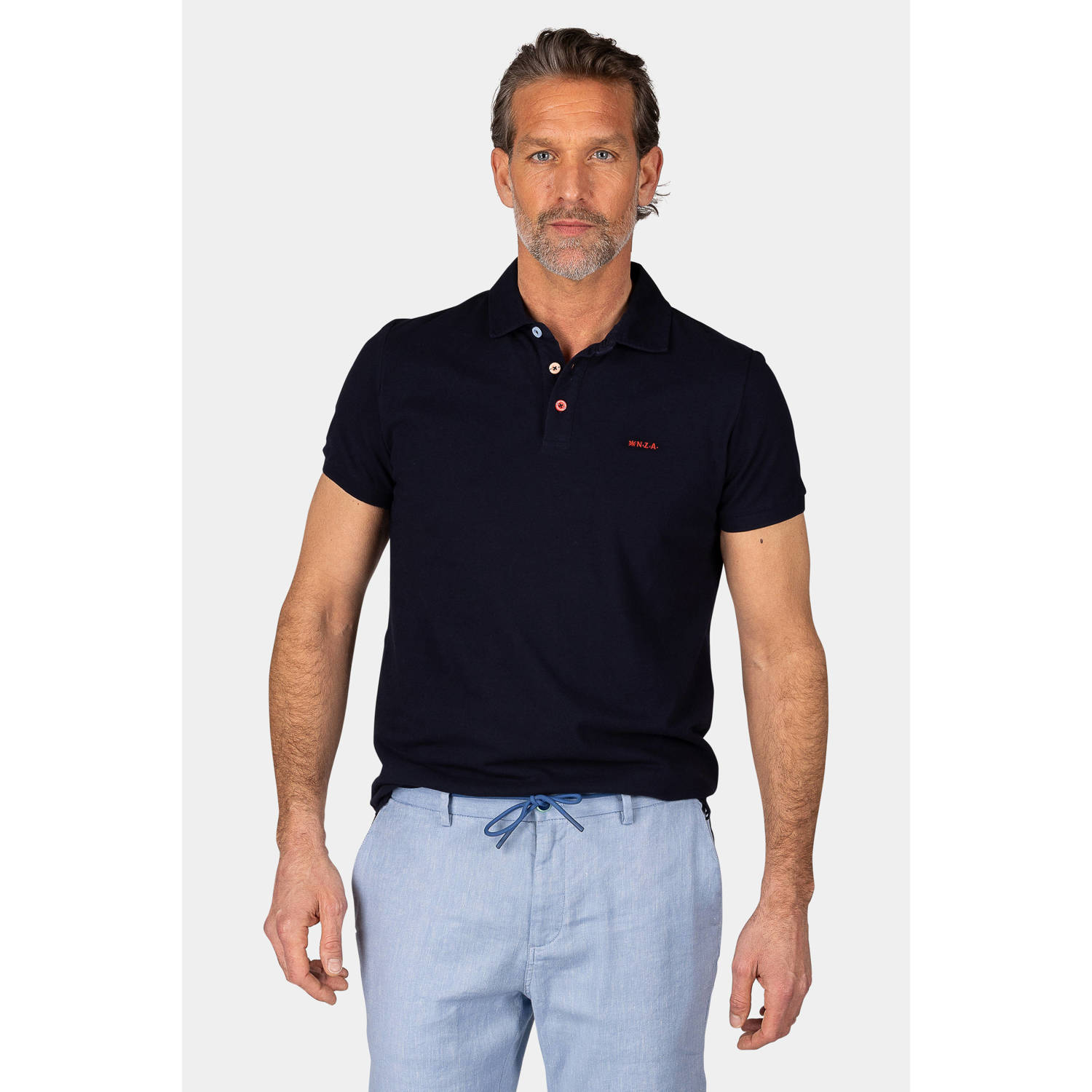 New Zealand Auckland polo donkerblauw