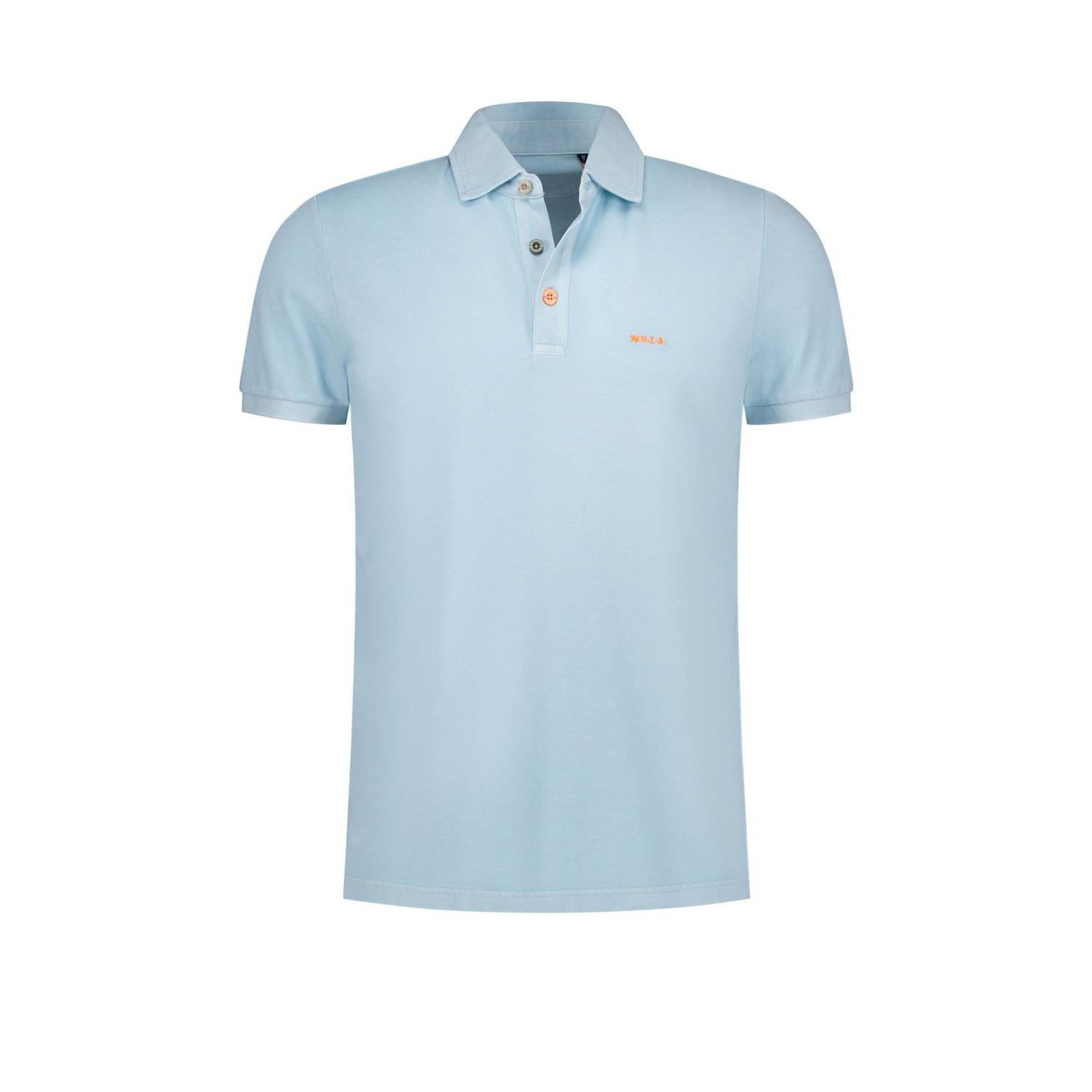 New Zealand Auckland regular polo lichtblauw