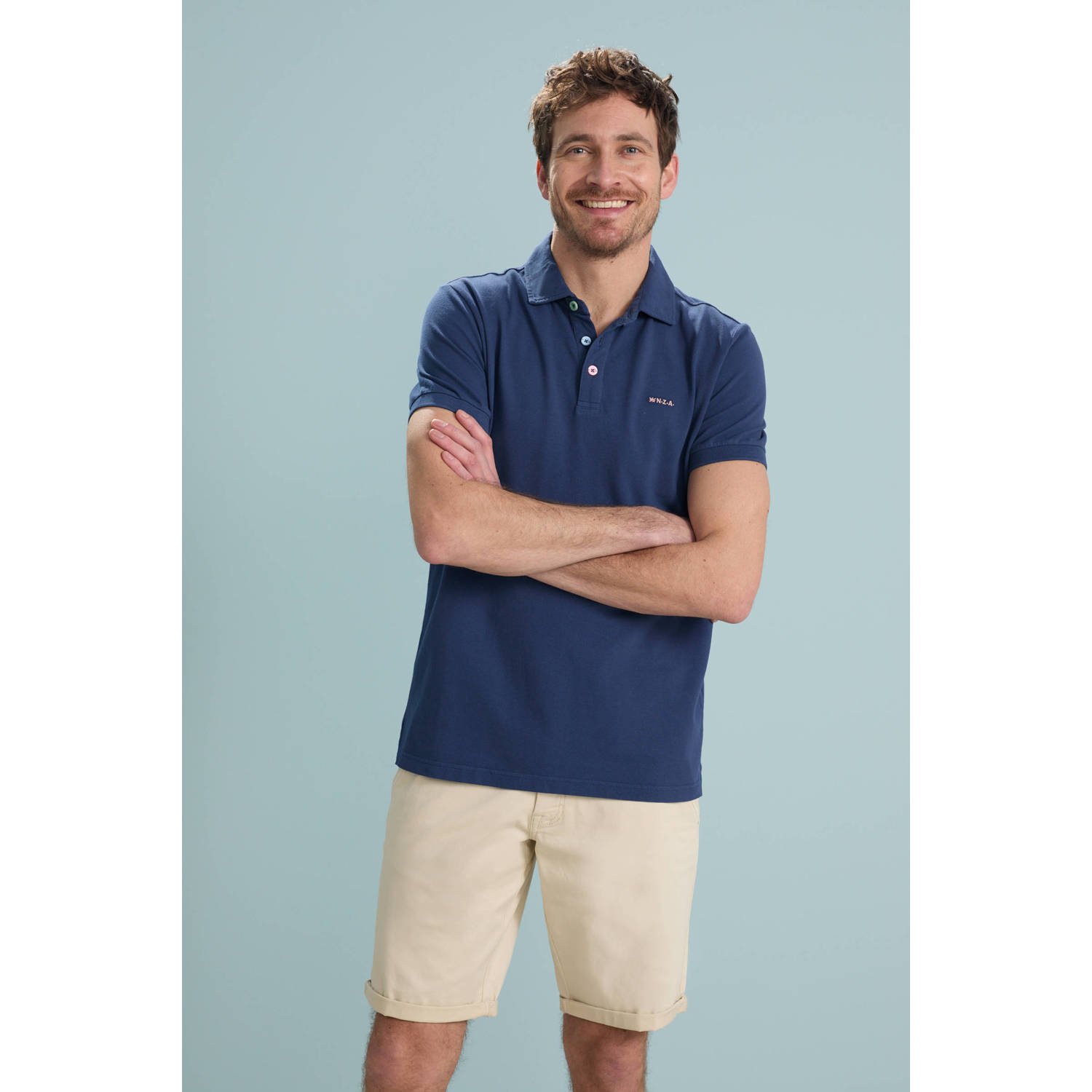 New Zealand Auckland polo donkerblauw