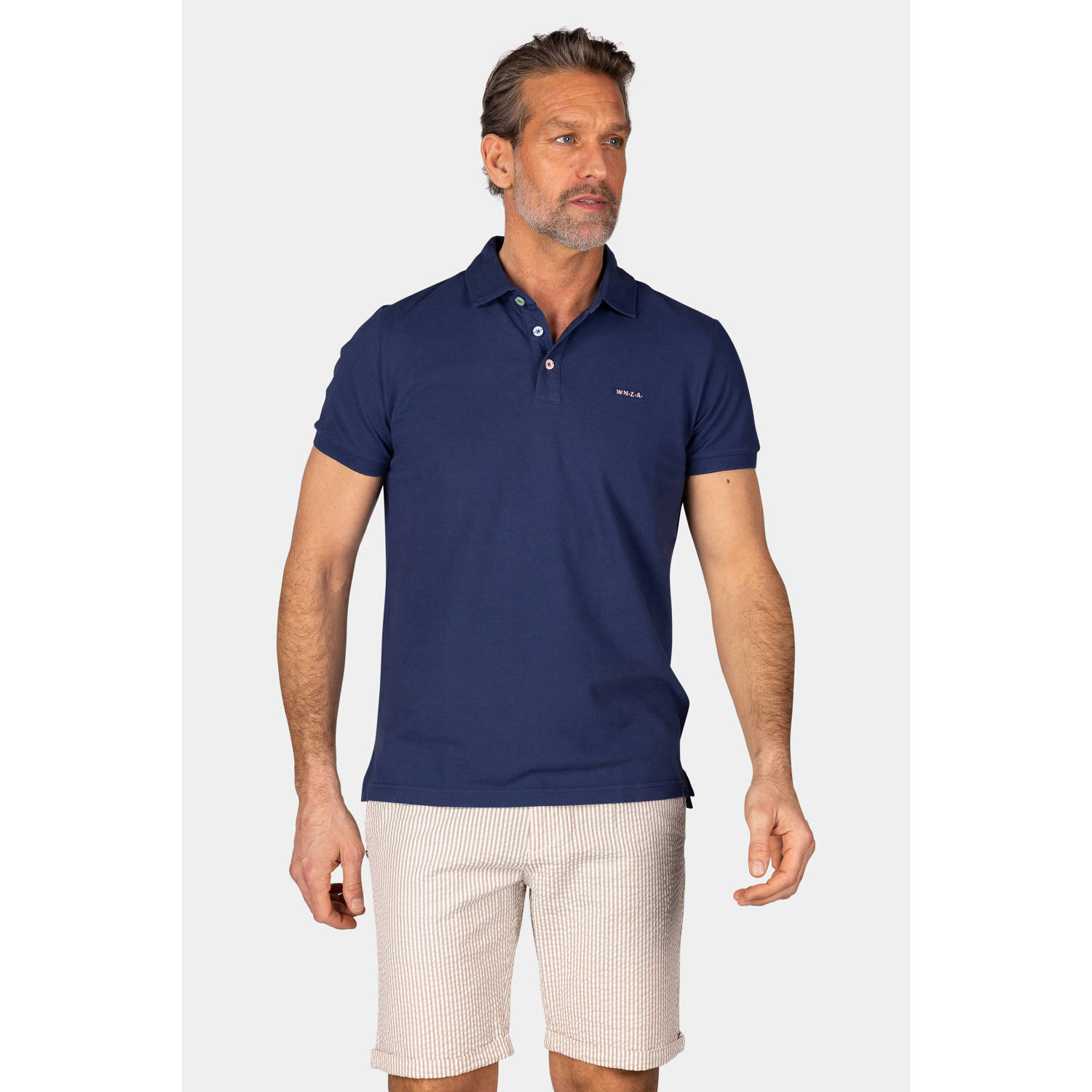 New Zealand Auckland polo donkerblauw