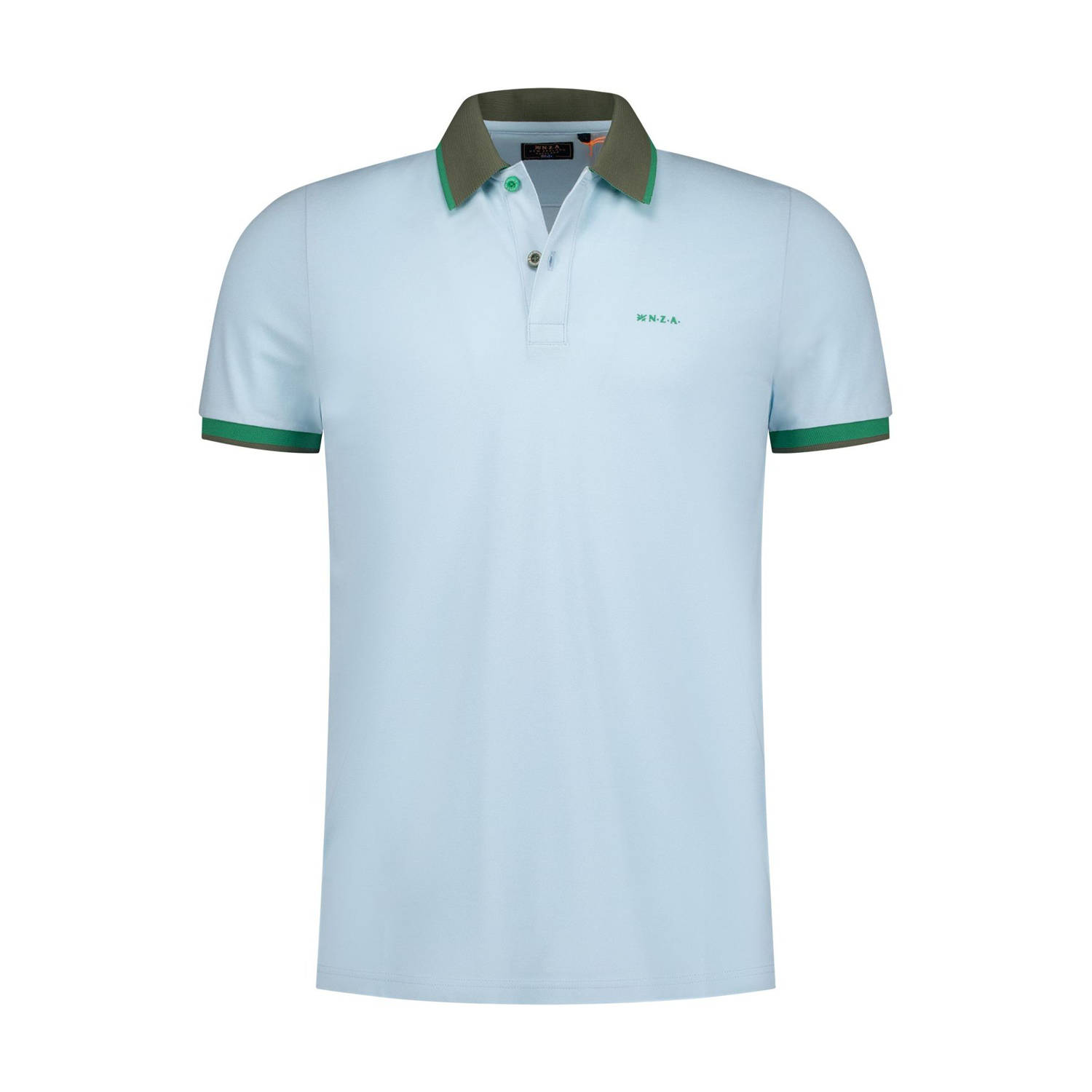 New Zealand Auckland comfort fit polo lichtblauw