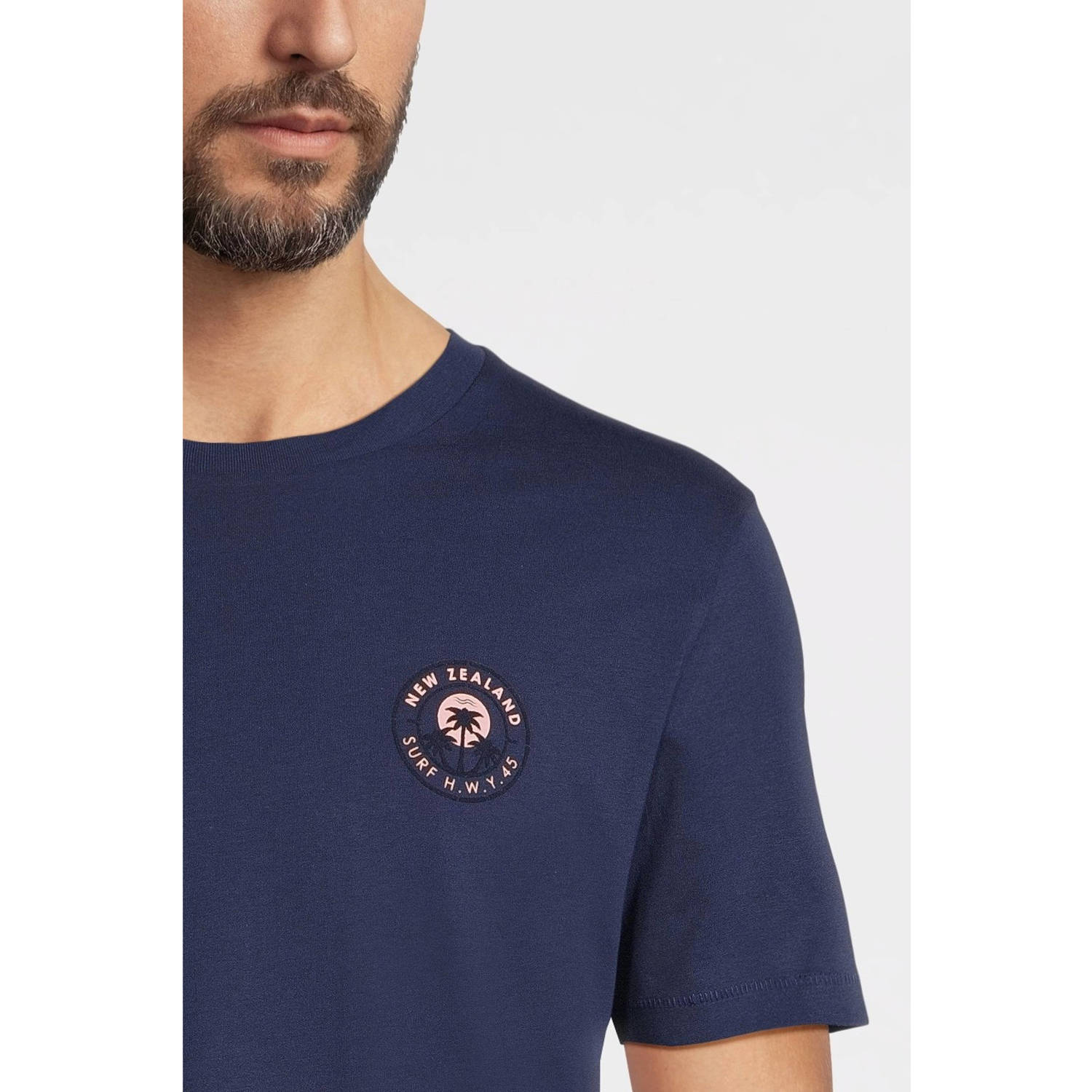 New Zealand Auckland T-shirt donkerblauw