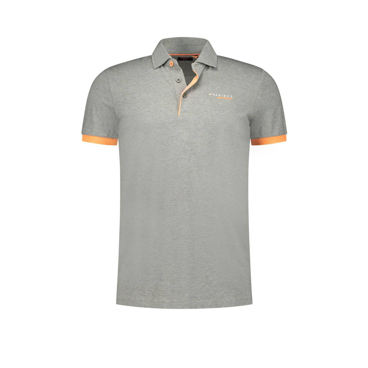 New Zealand Auckland comfort fit polo lichtgrijs