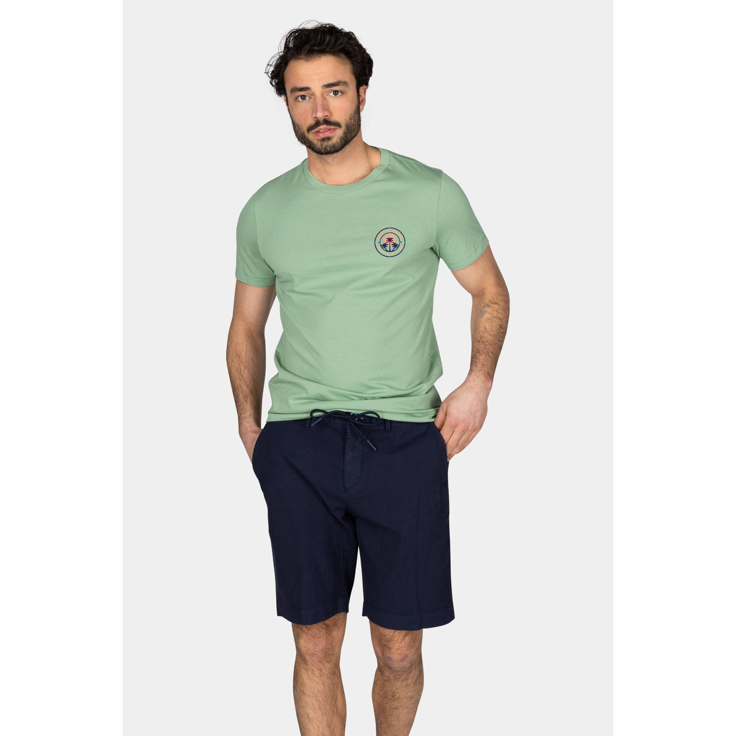 New Zealand Auckland T-shirt groen