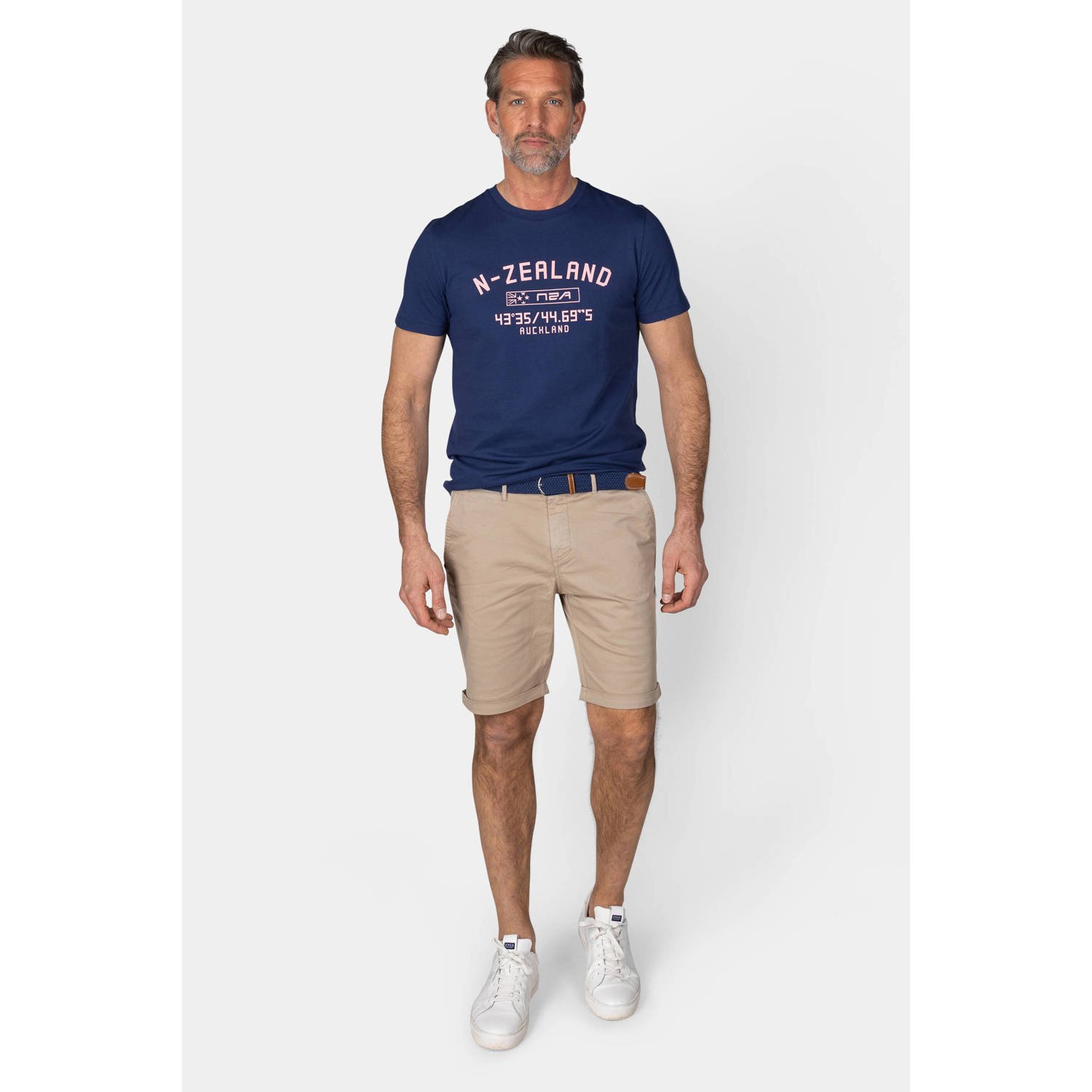 New Zealand Auckland T-shirt donkerblauw