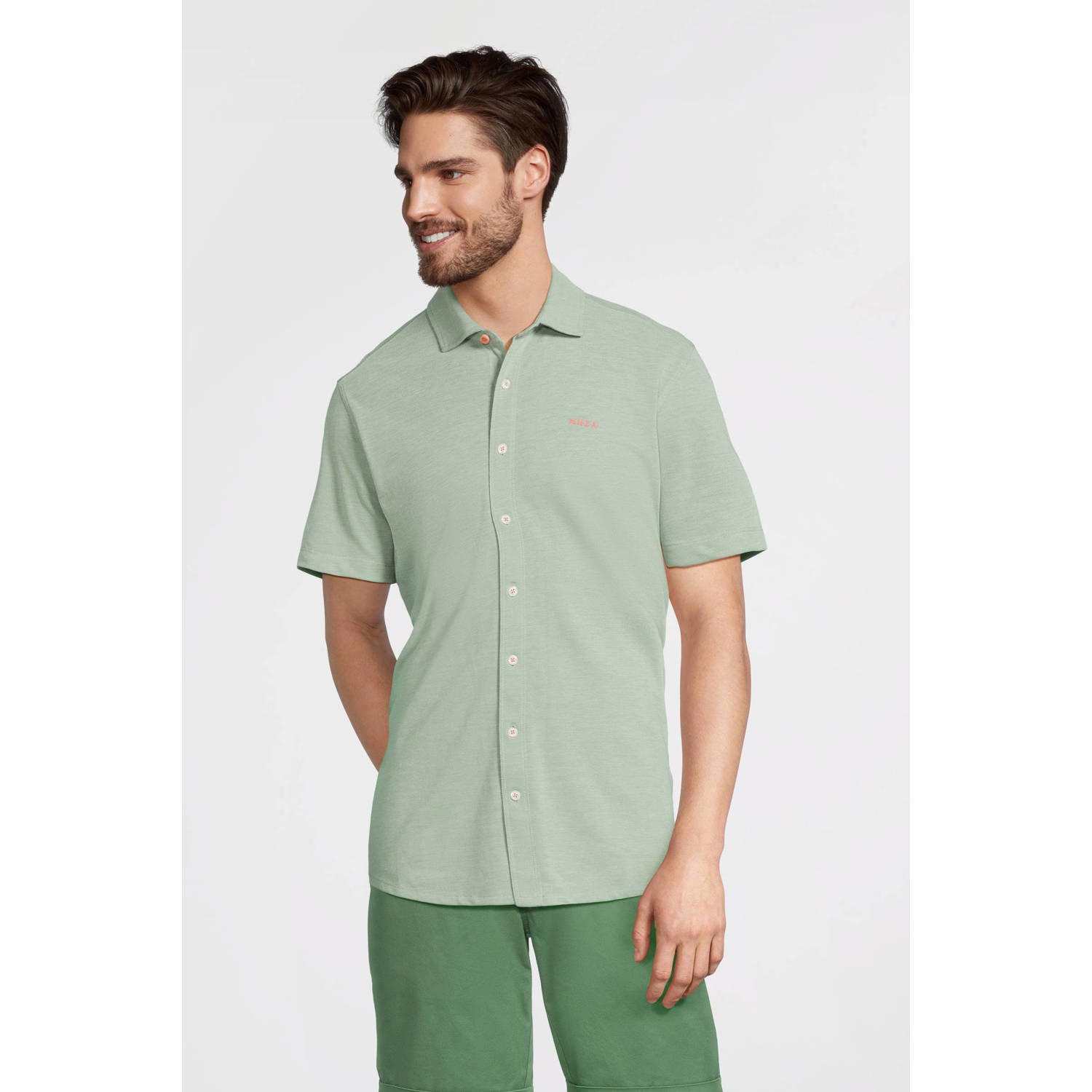 New Zealand Auckland casual overhemd groen
