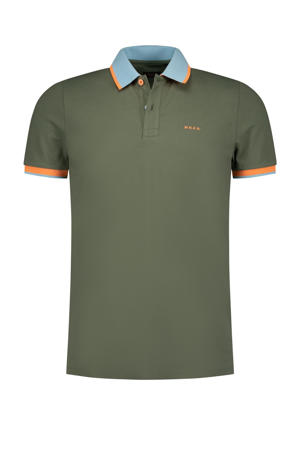 comfort fit polo groen